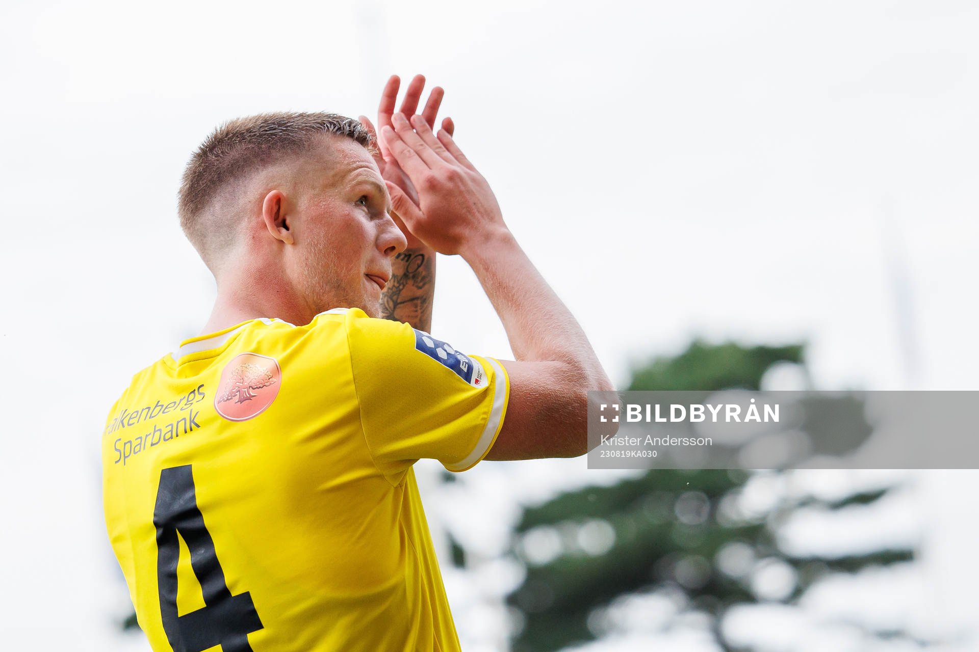 Falkenbergs Tim Stålheden jublar