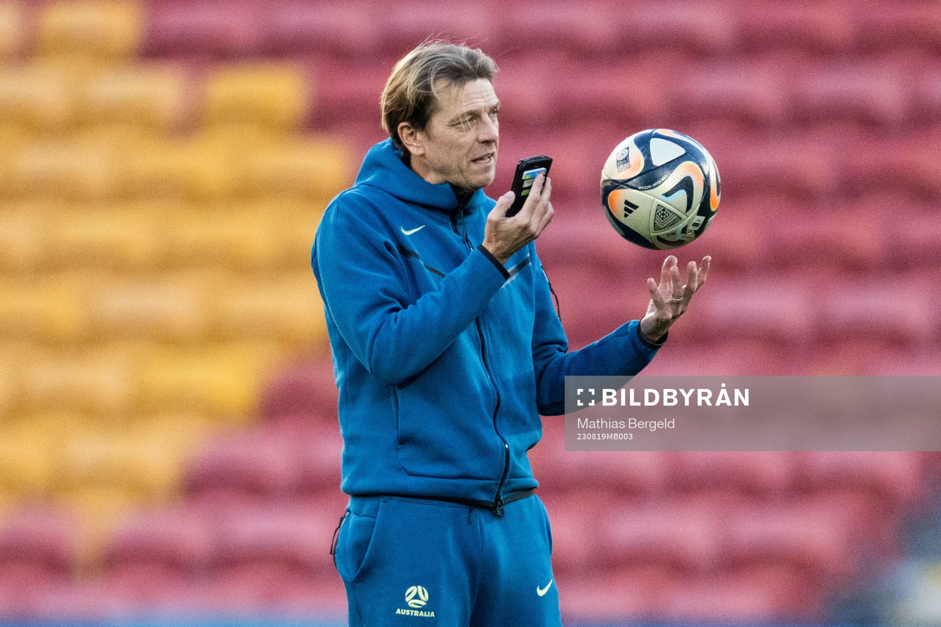 Head coach Tony Gustavsson of Australia