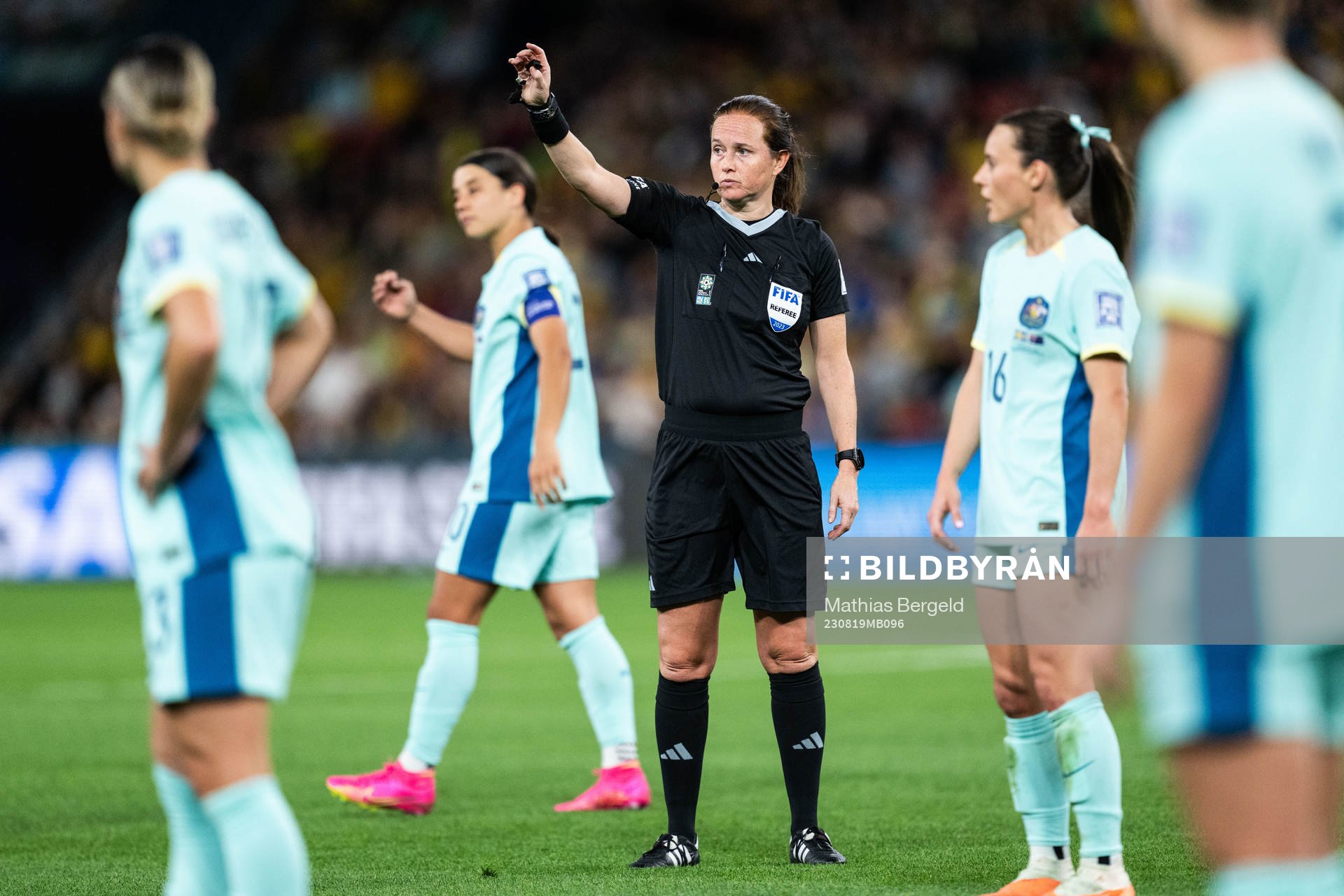 Referee Cheryl Foster