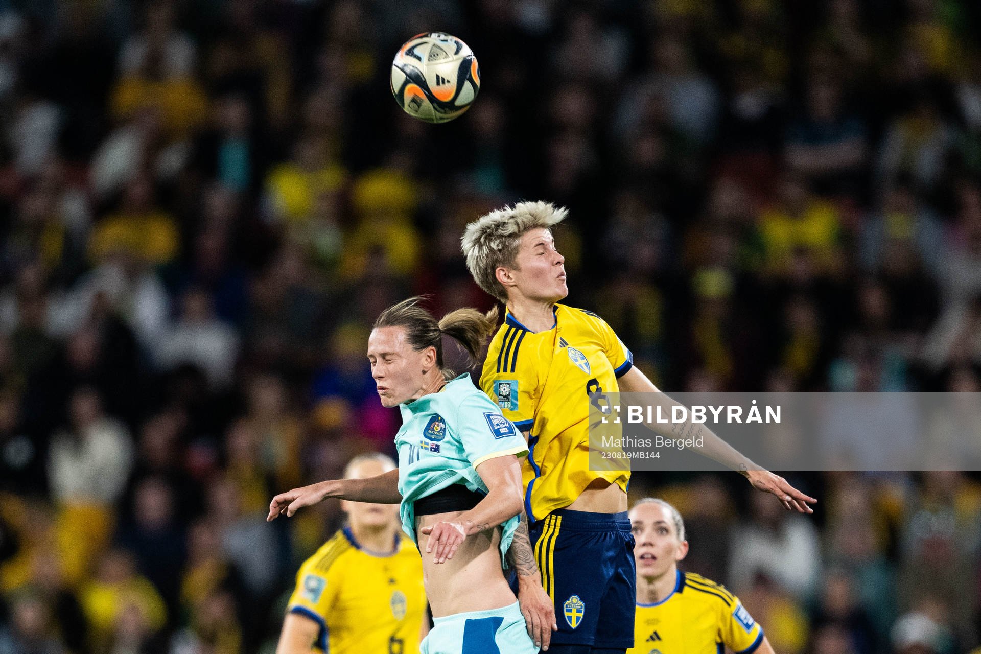 Emily van Egmond of Australia and Lina Hurtig of Sweden