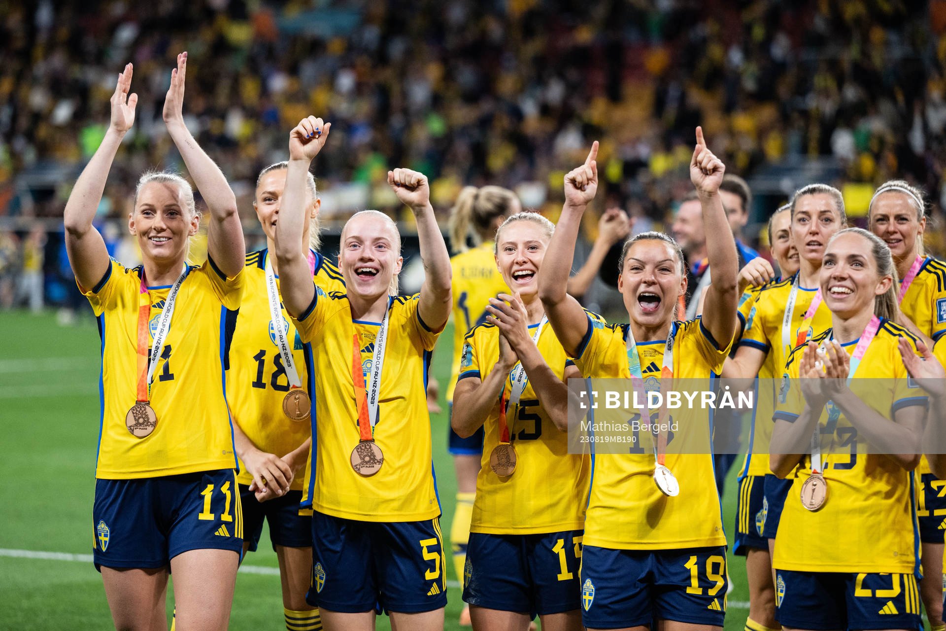Stina Blackstenius Fridolina Rolfö, Anna Sandberg, Rebecka