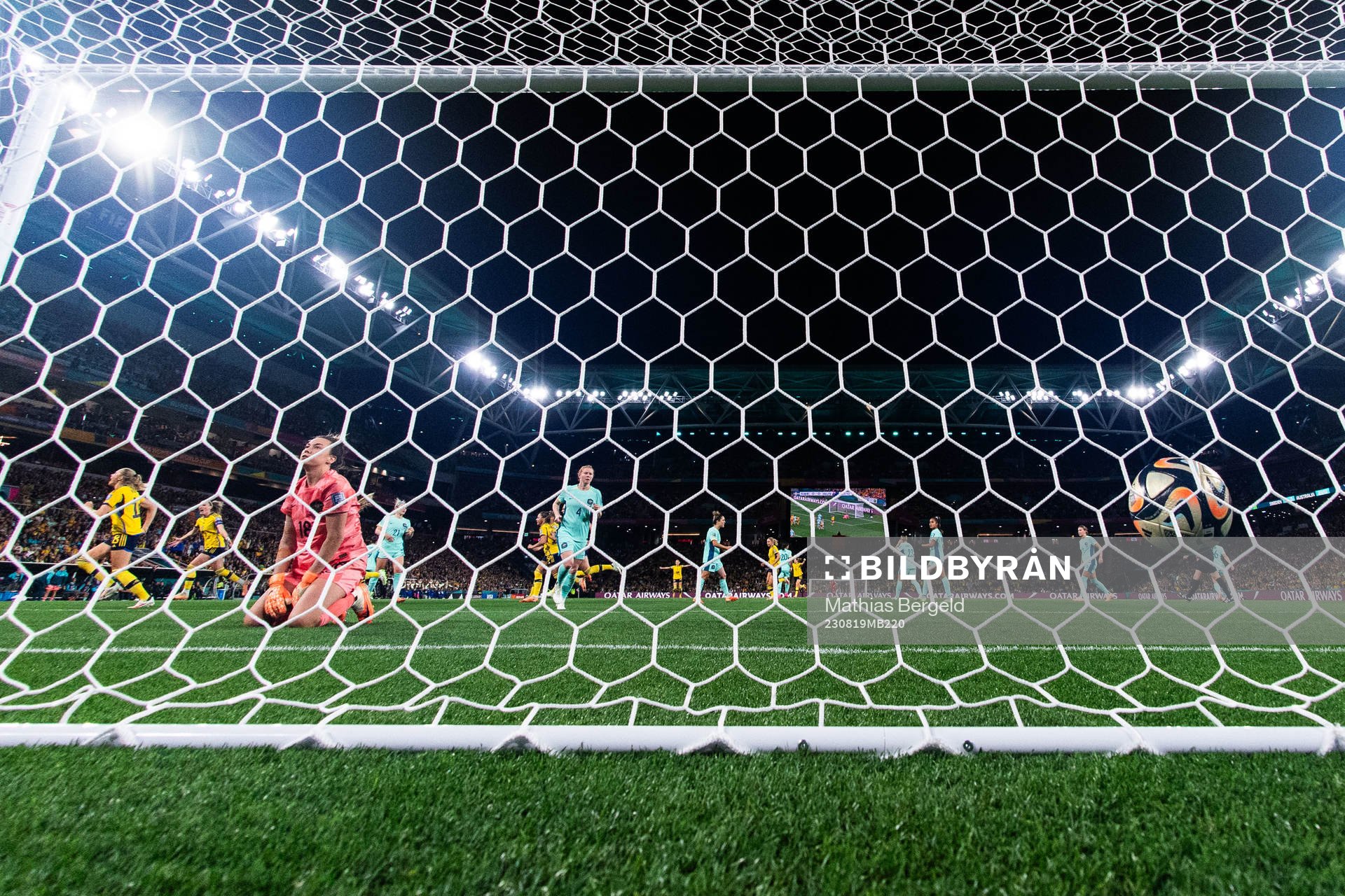 Goalkeeper Mackenzie Arnold of Australia looks dejected