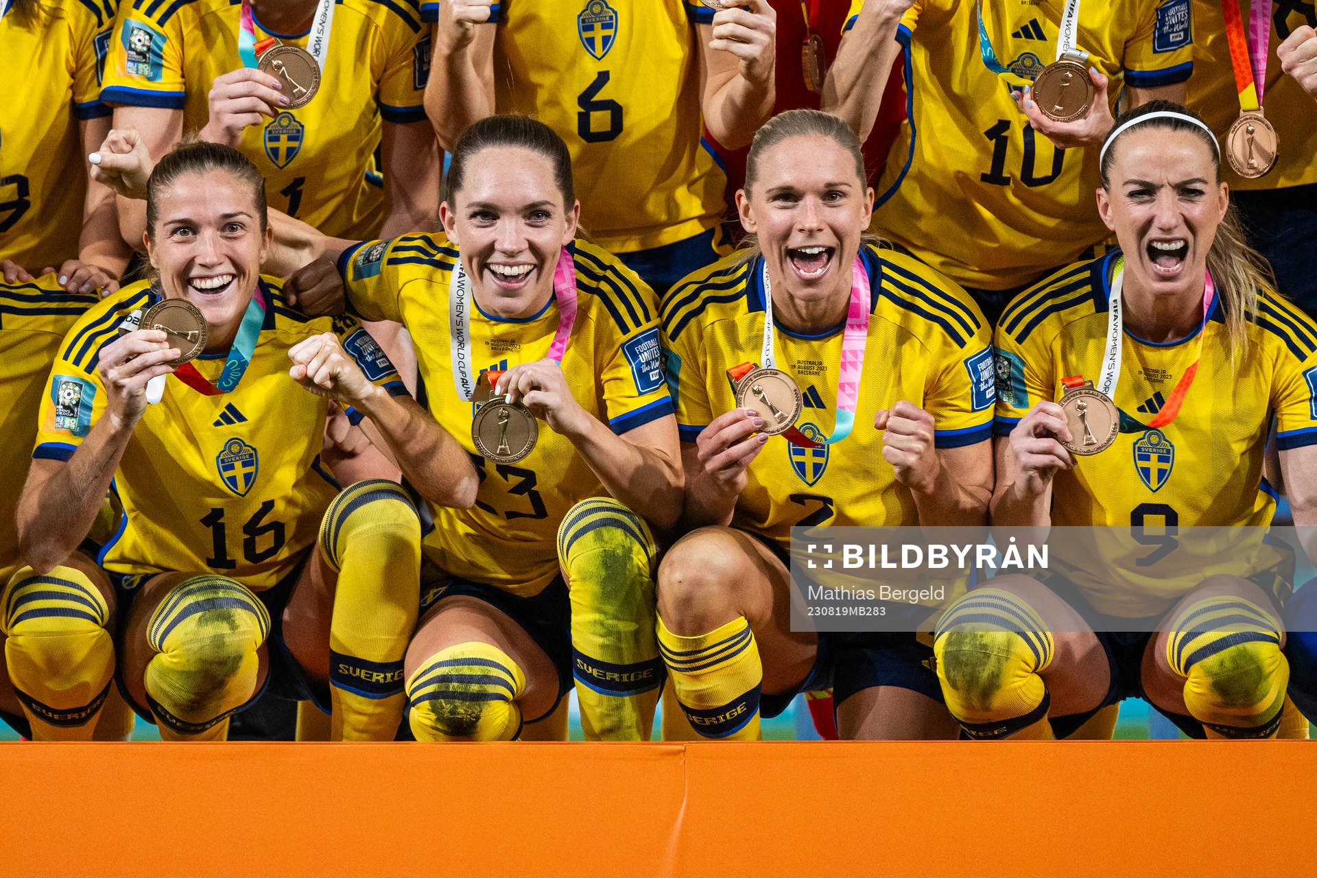 Filippa Angeldahl, Elin Rubensson, Jonna Andersson and