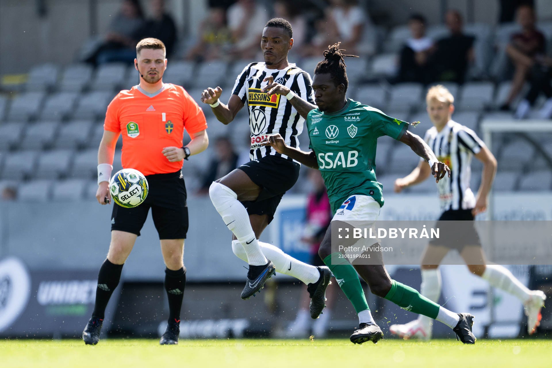 Landskronas Ousmane Diawara och Brages Ieltsin Jeronimo