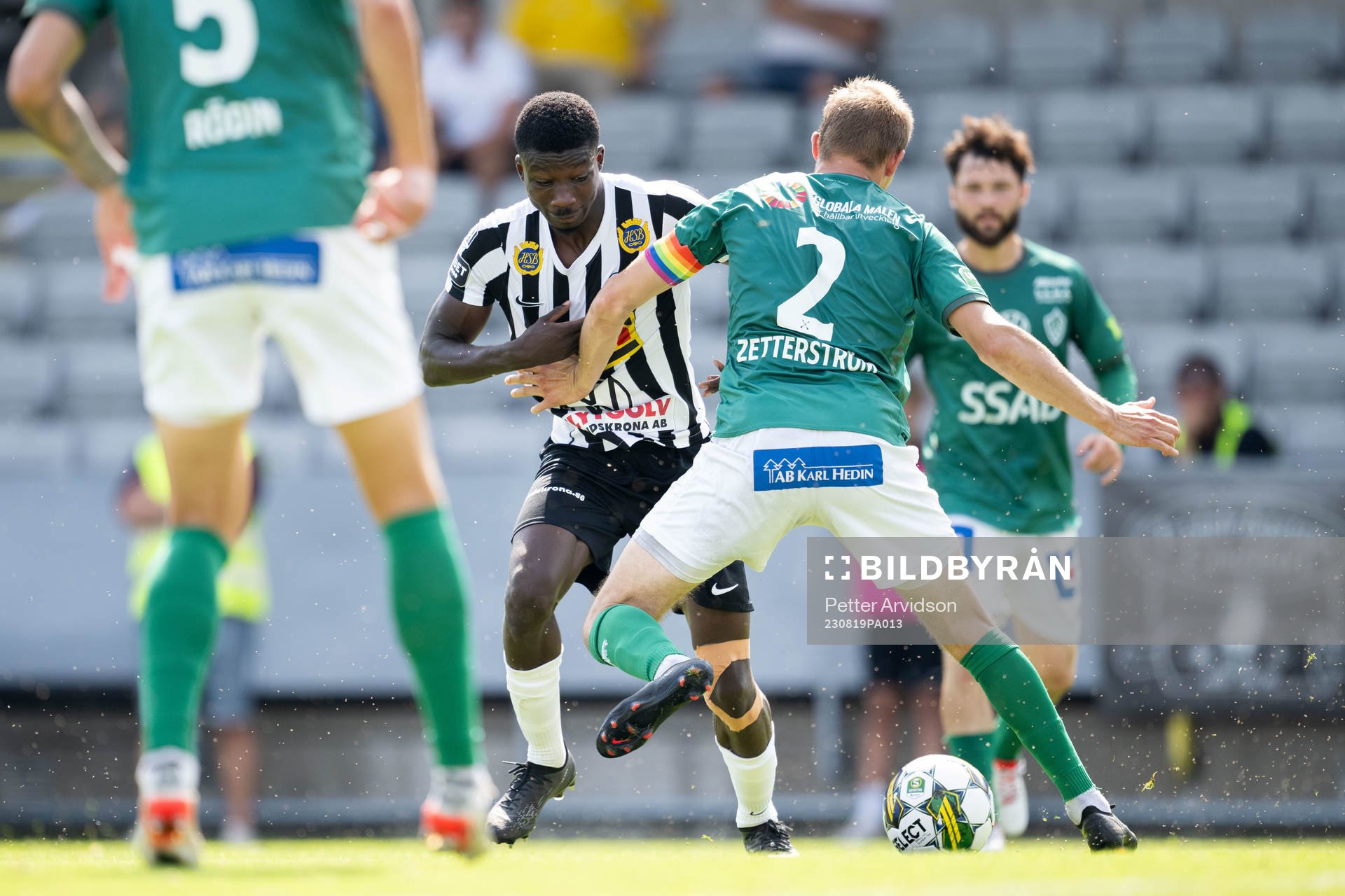 Landskronas Ousmane Diawara och Brages Alexander