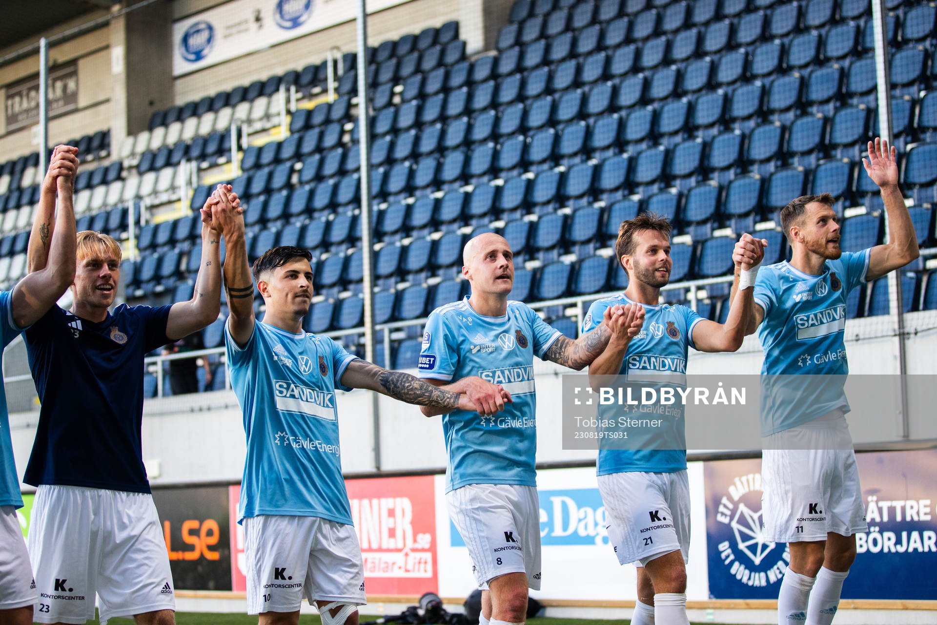 Gefles Oskar Karlsson, Antonio Yakoub, Anton Lundin, Nils