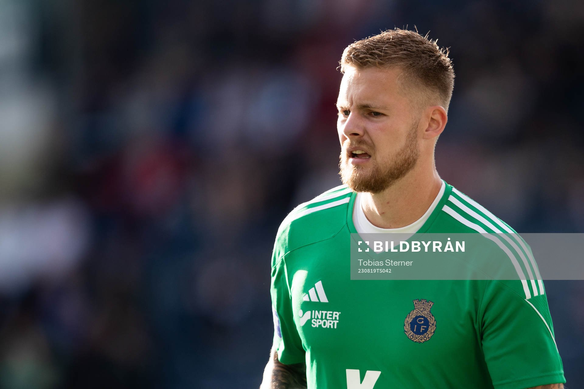 Gefles målvakt Robin Wallinder