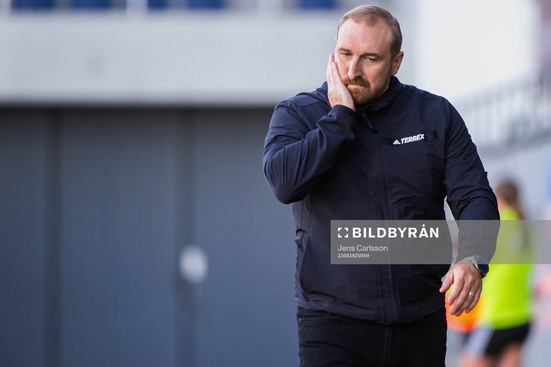 Gefles tränare Mikael Bengtsson deppar