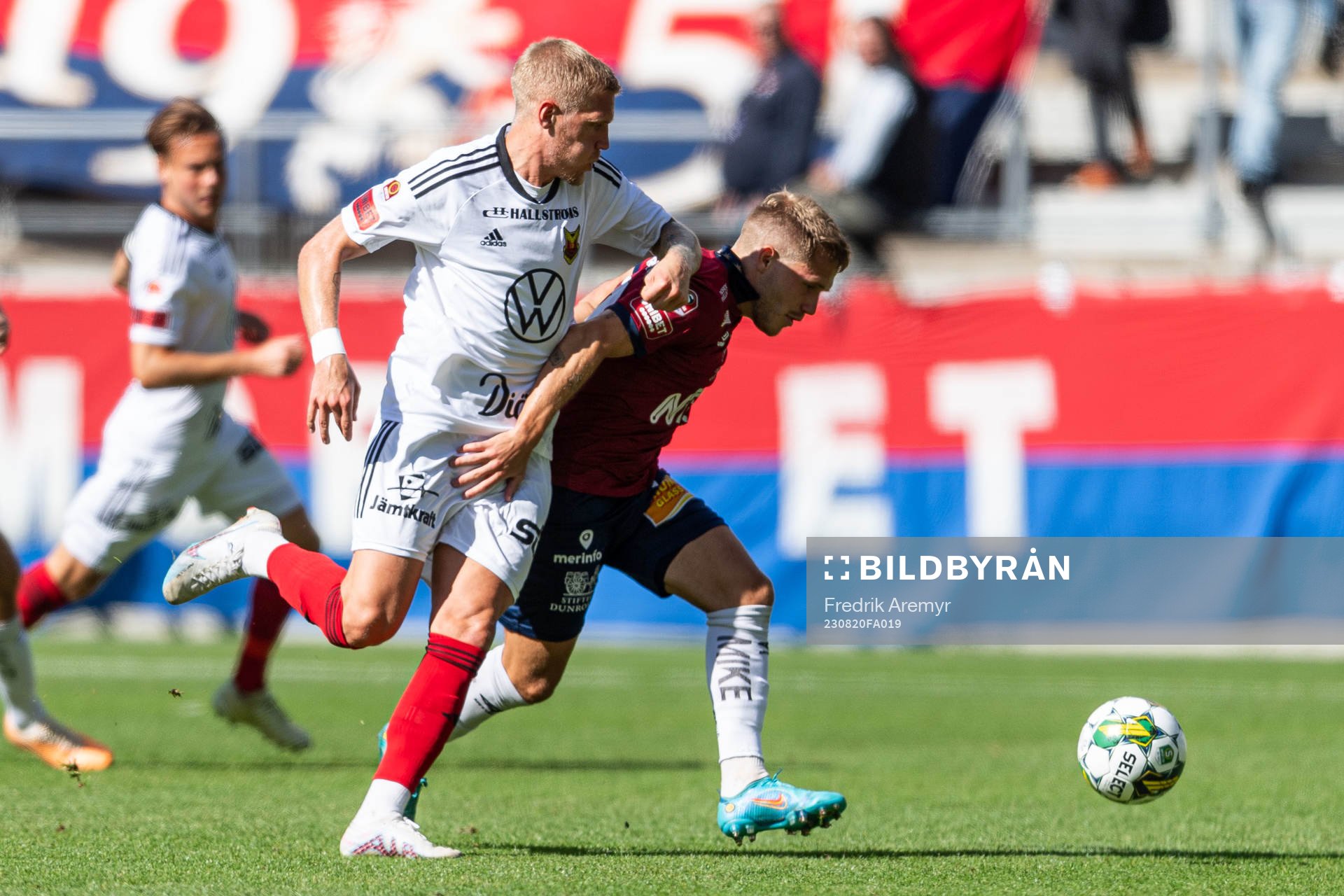 Östersunds Andre Österholm och Örgrytes Hampus Dahlqvist
