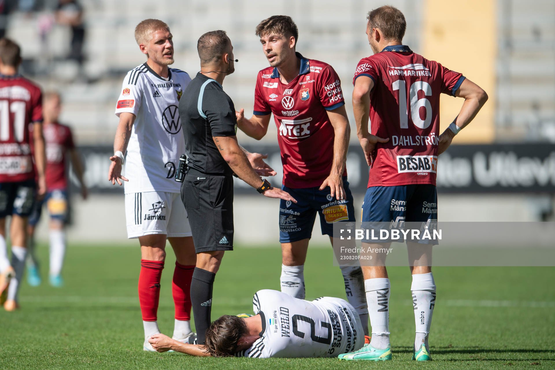 Östersunds Cesar Weilid har ont, Östersunds Andre