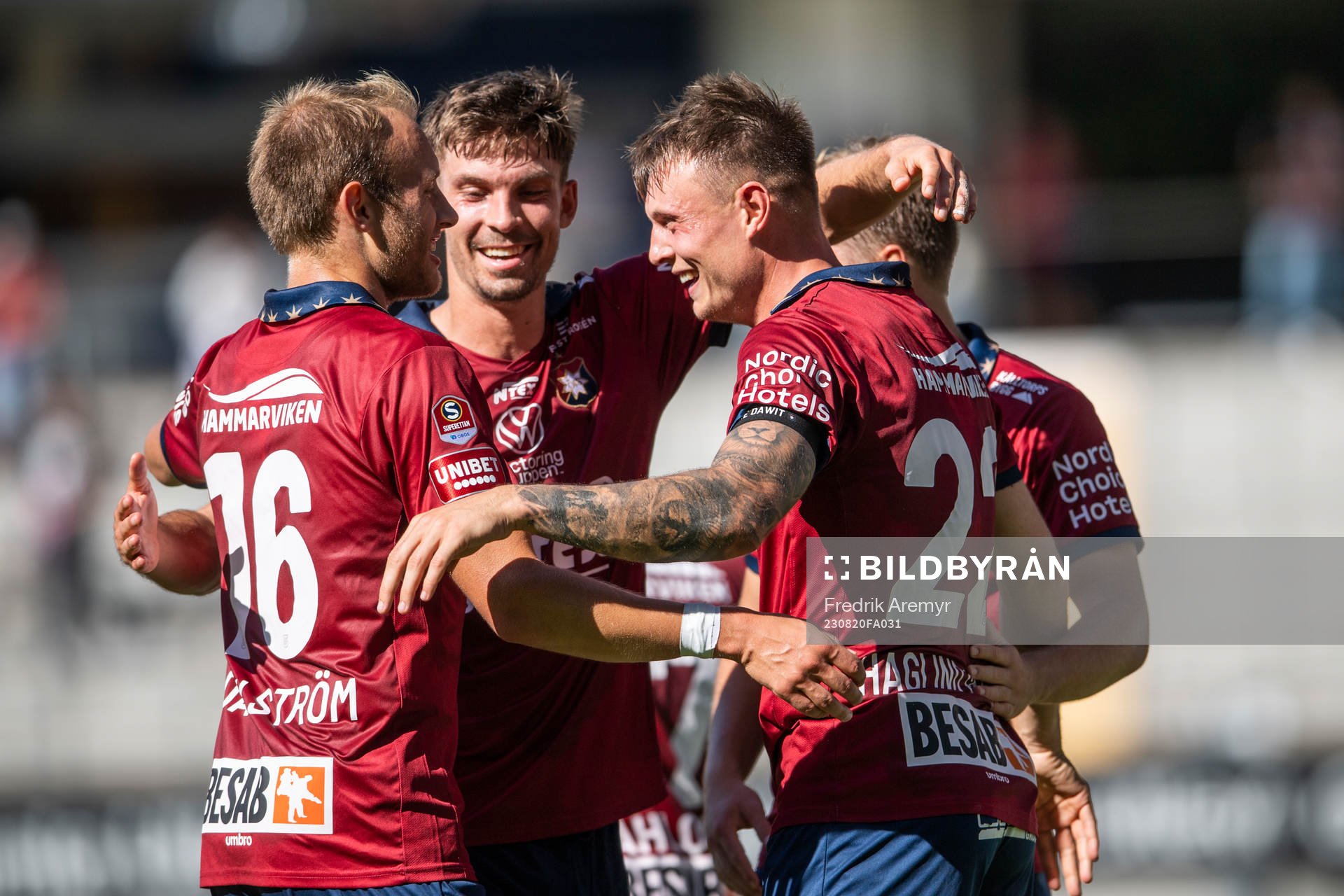 Örgrytes Villiam Dahlström, Daniel Paulson och Hampus
