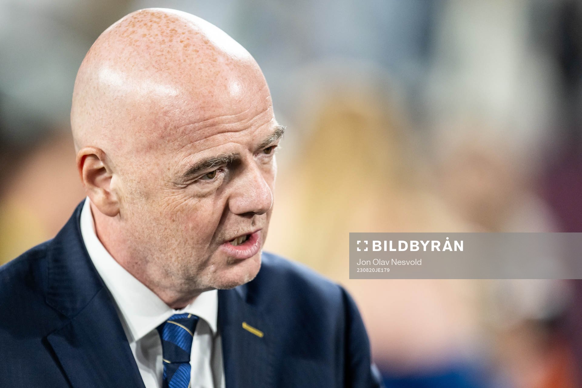 FIFA president Gianni Infantino after the FIFA Women's World Cup final between Spain and England on August 20, 2023 in Sydney.