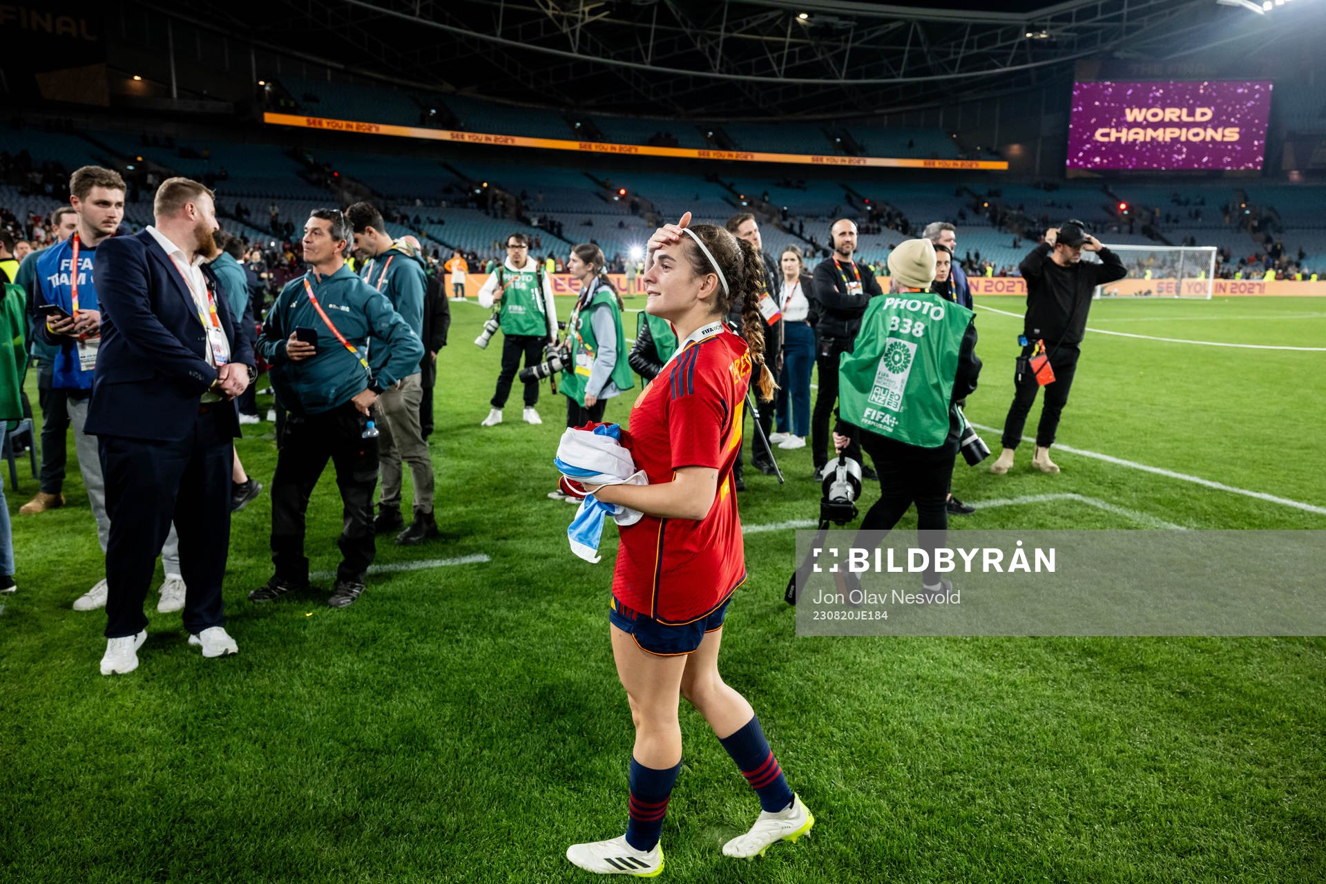 Ona Batlle of Spain celebrate