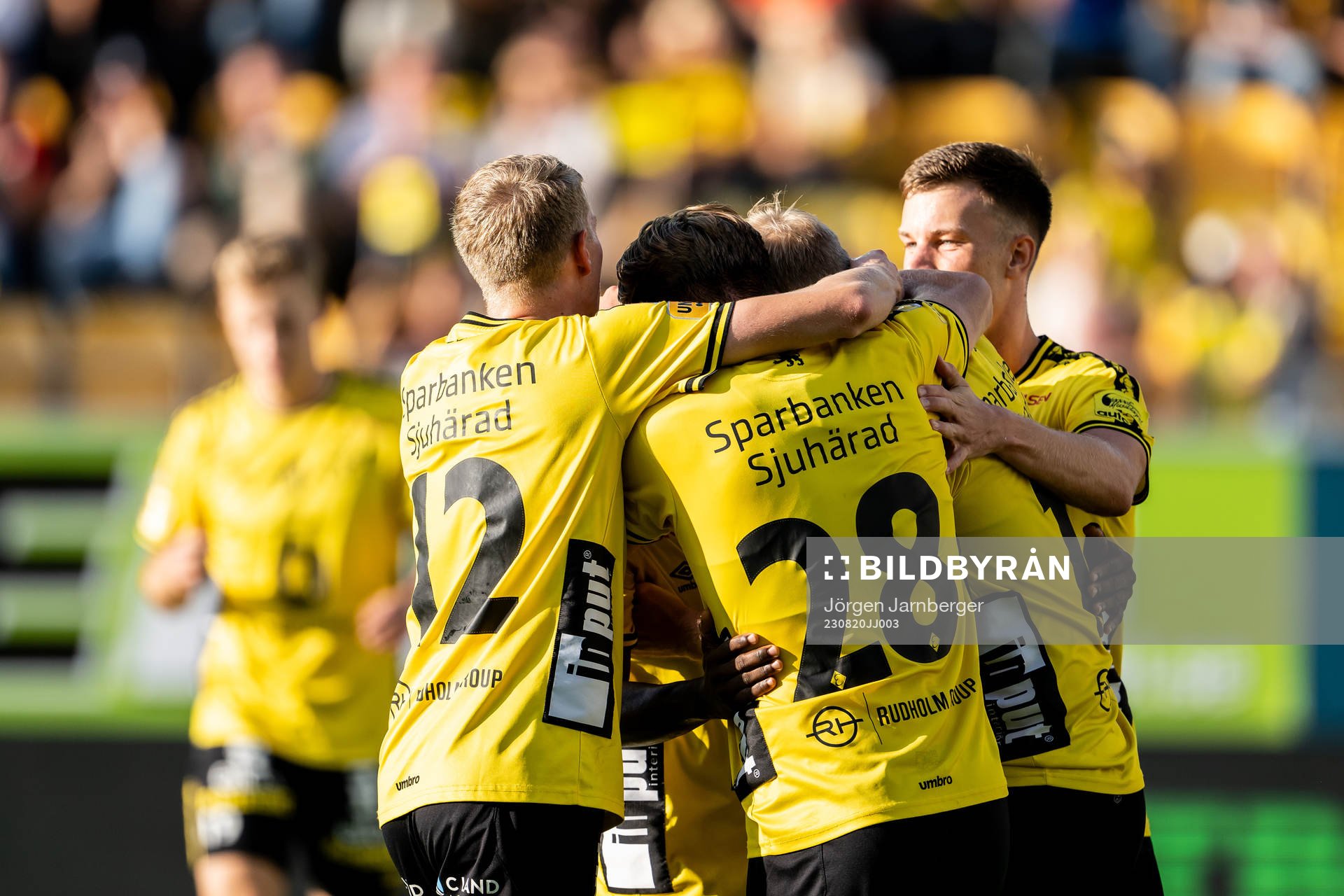 Elfsborgs spelare jublar