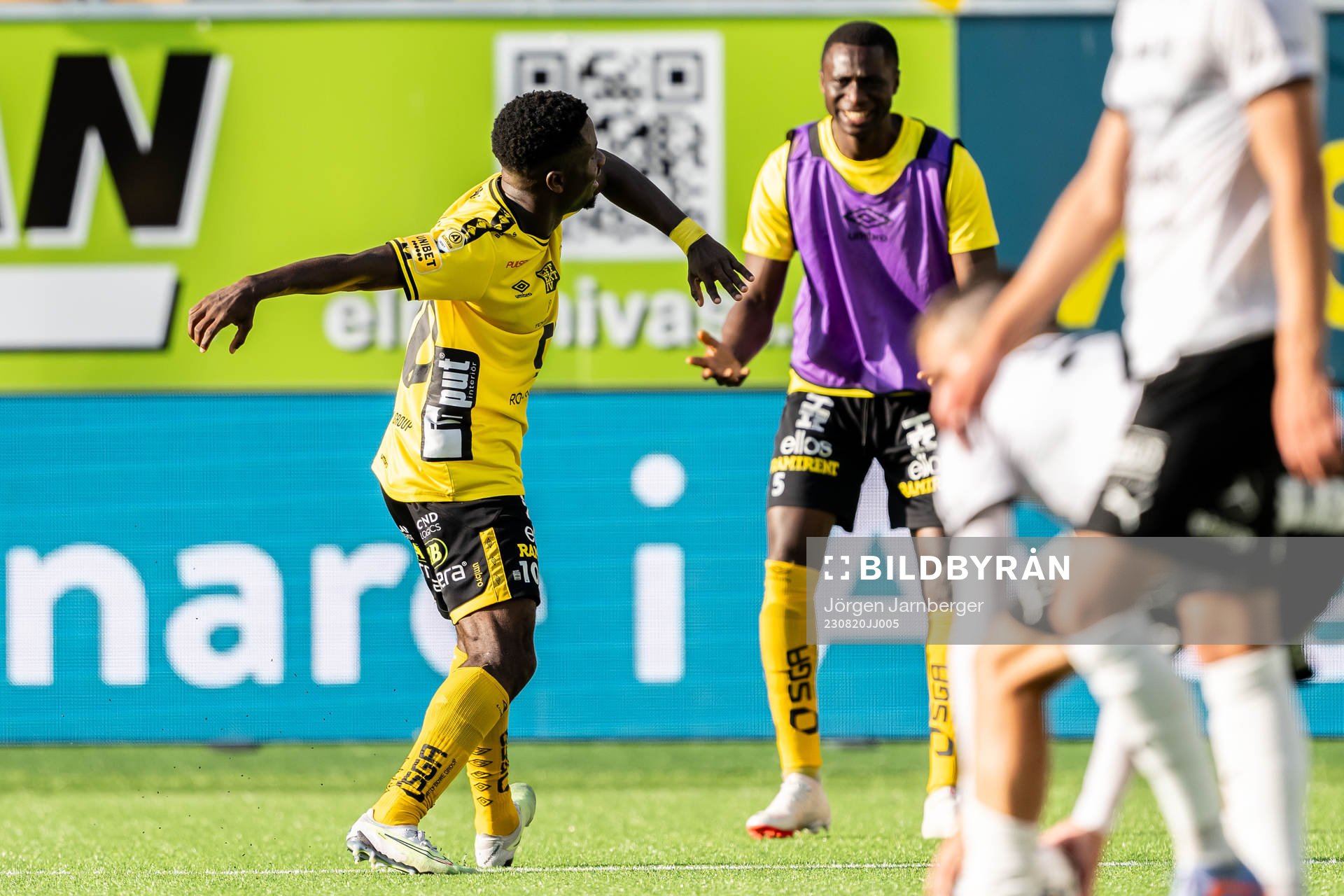 Elfsborgs Michael Baidoo jublar