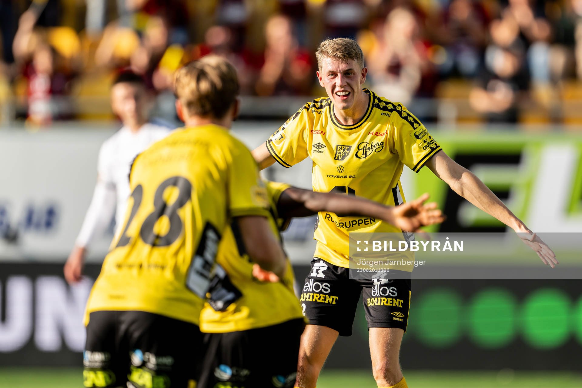 Elfsborgs Alexander Bernhardsson jublar
