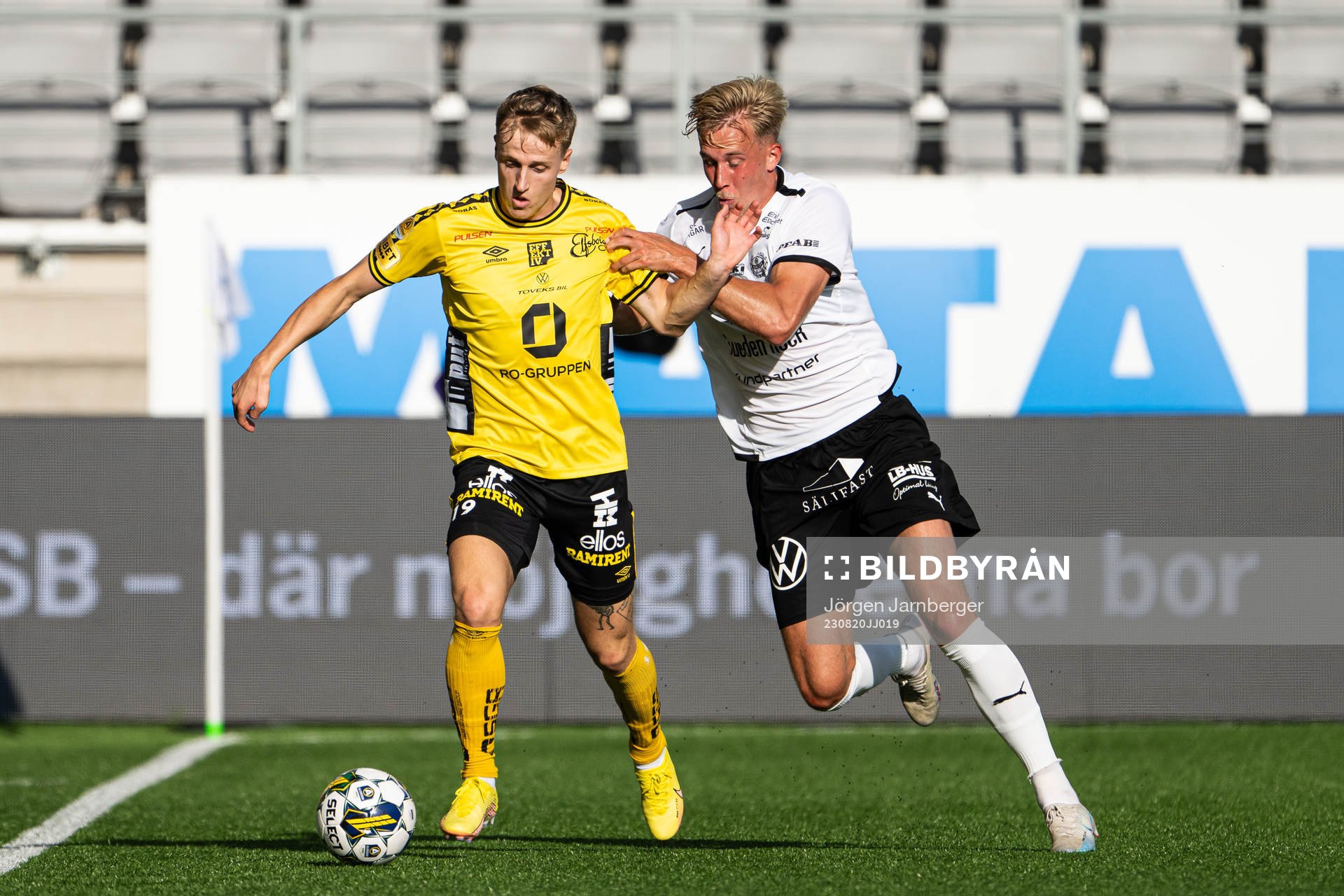 Elfsborgs Jeppe Møldrup Okkels och Mjällbys Herman