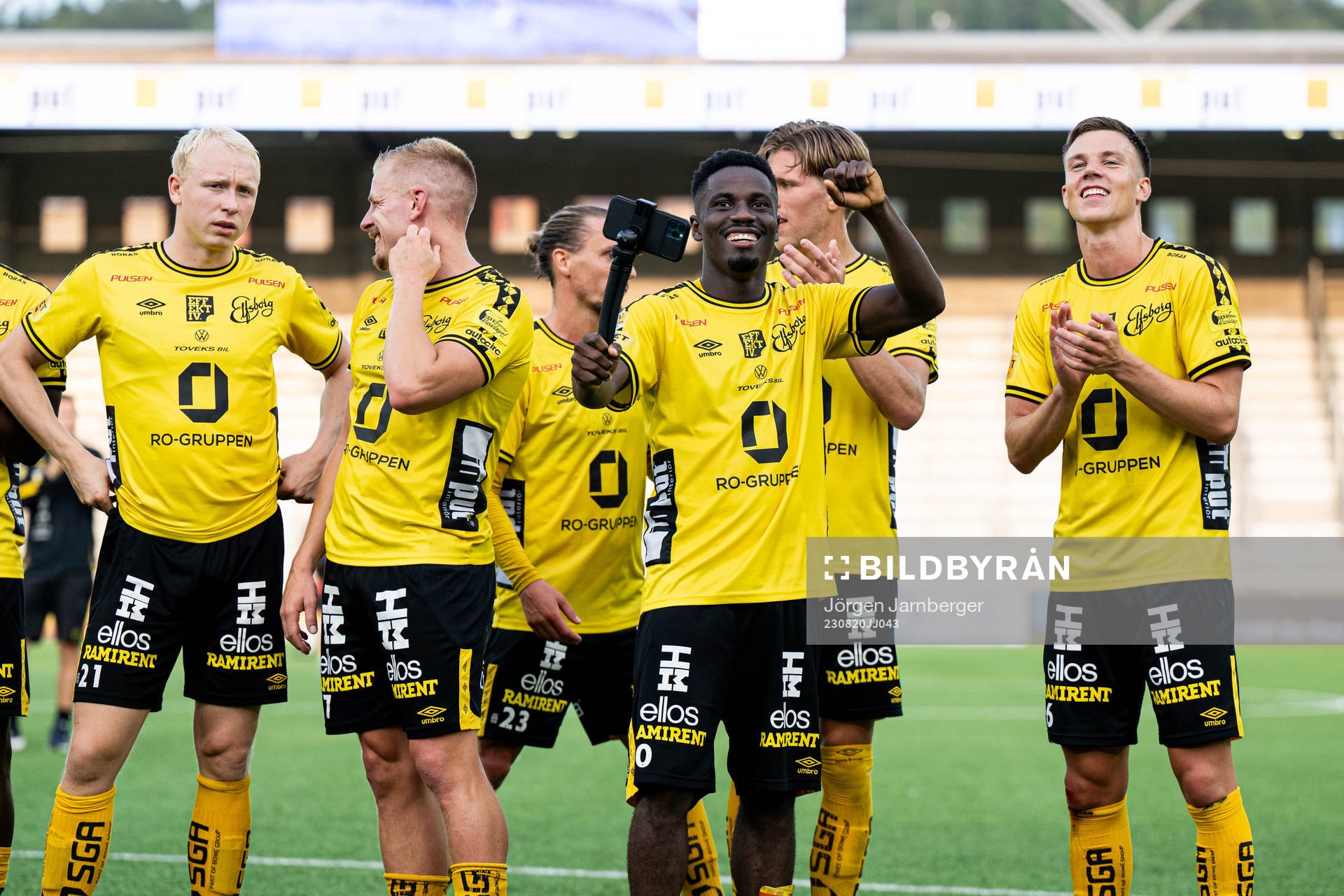 Elfsborgs spelare jublar