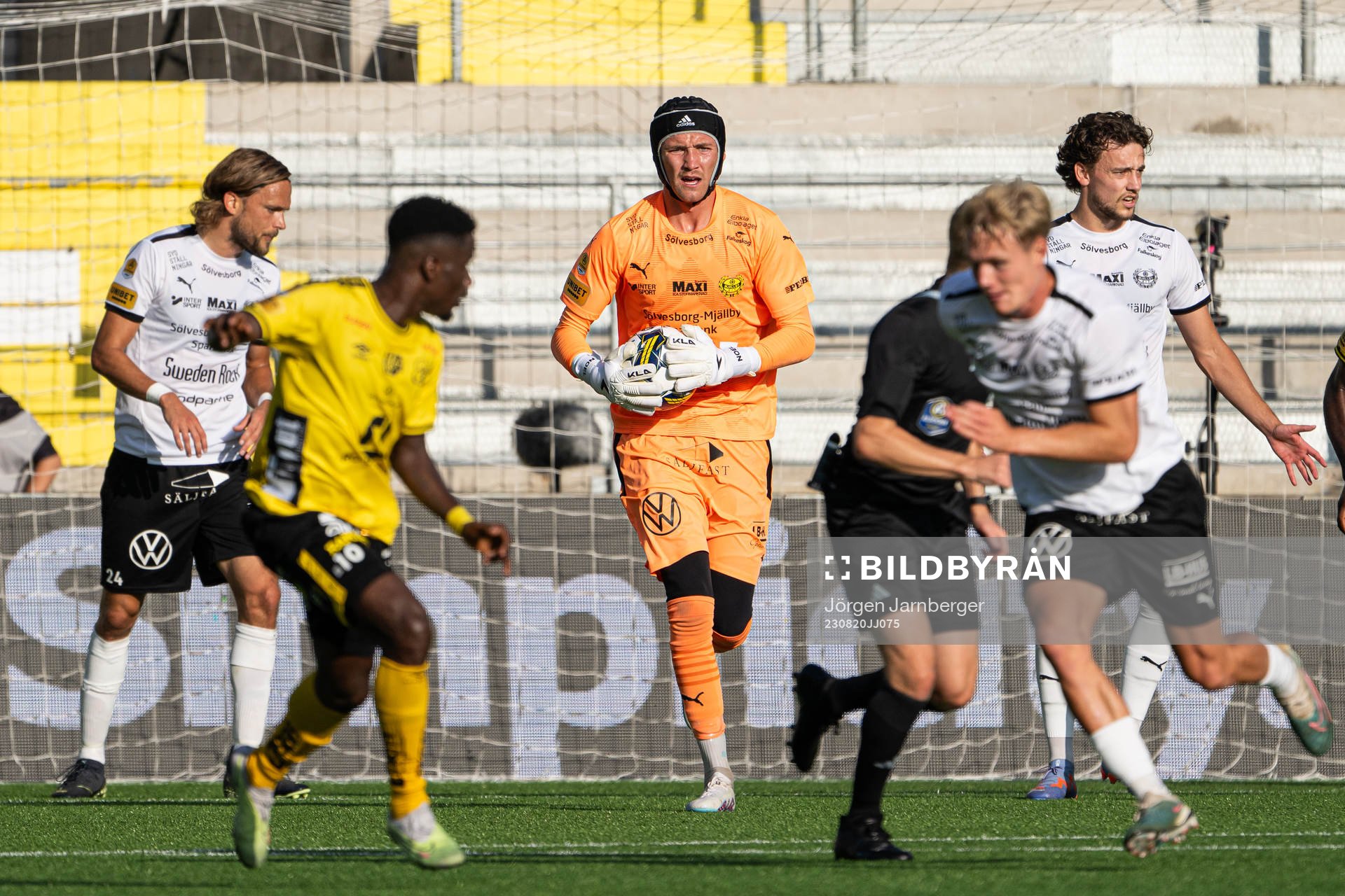 Mjällbys målvakt Noel Törnqvist