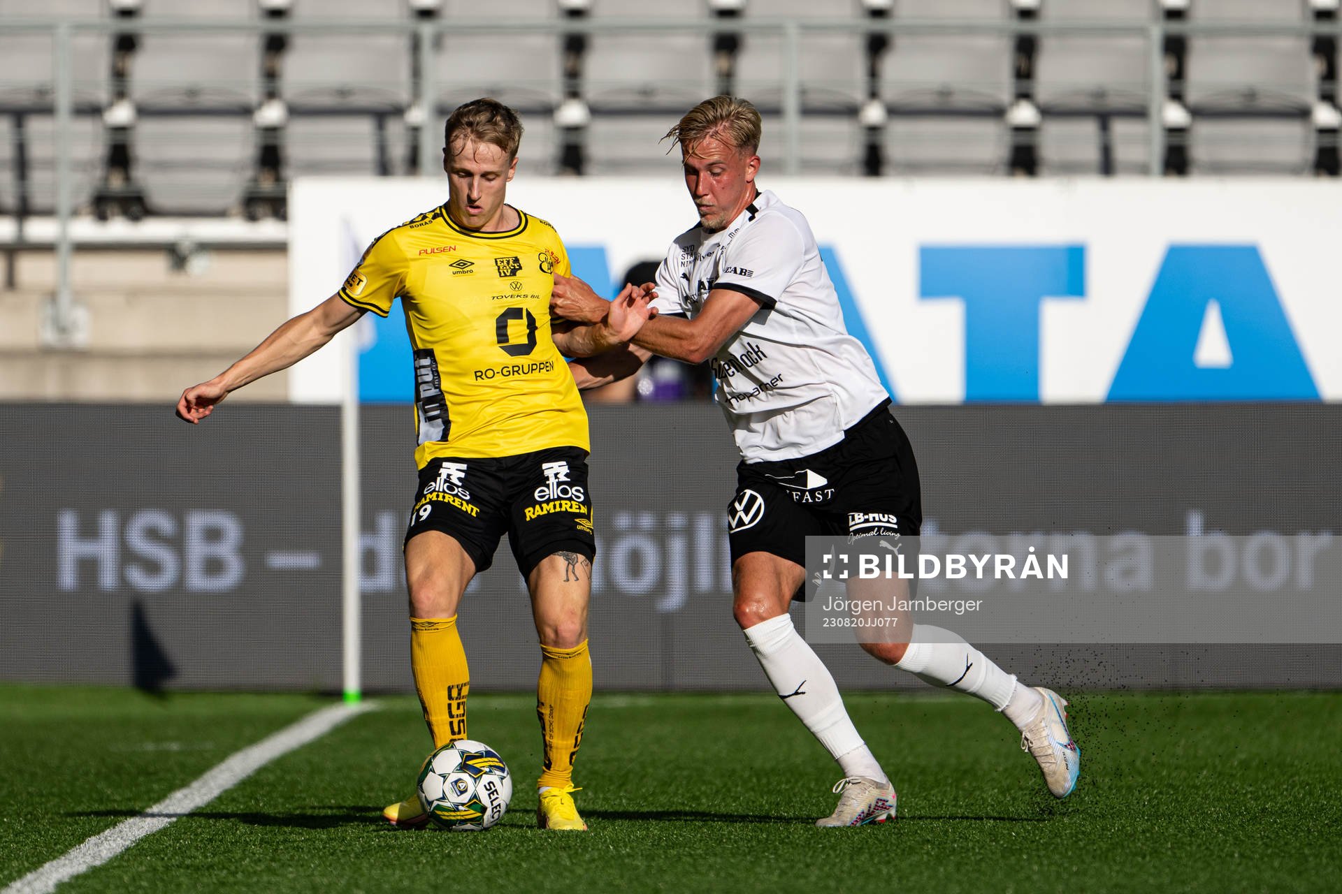 Elfsborgs Jeppe Møldrup Okkels och Mjällbys Herman