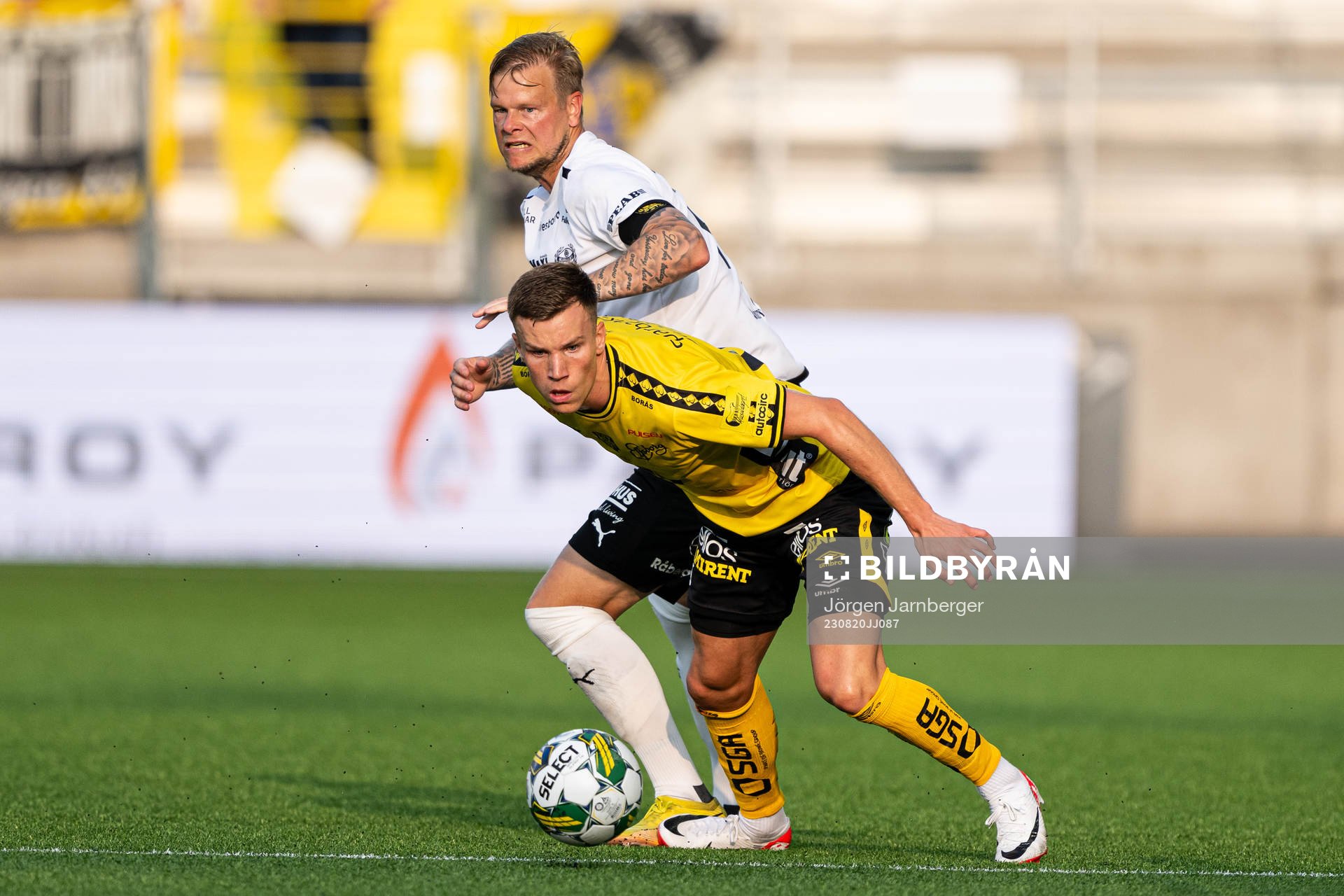 Mjällbys David Löfquist och Elfsborgs Andri Fannar