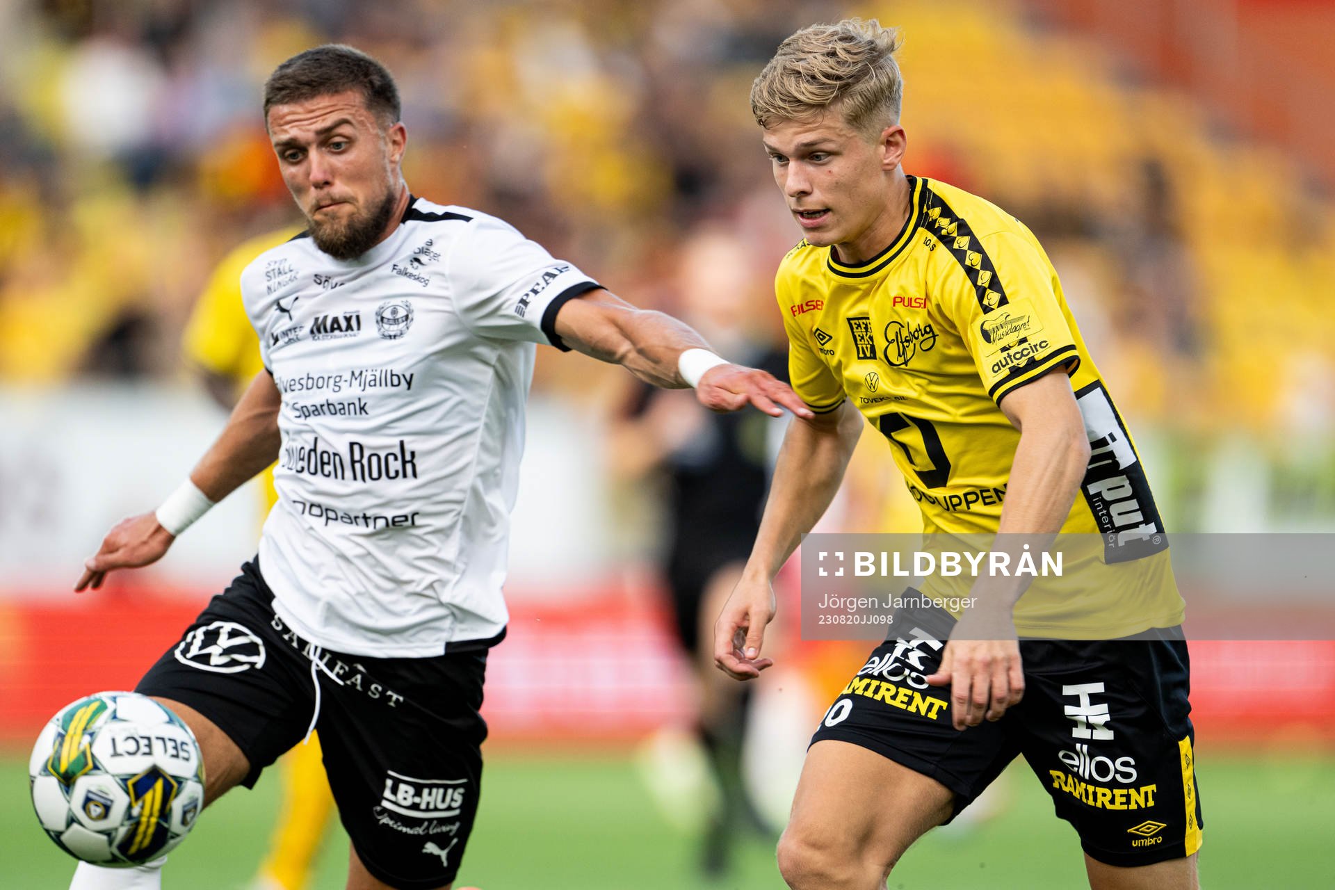 Mjällbys Adam Ståhl och Elfsborgs Gottfrid Rapp