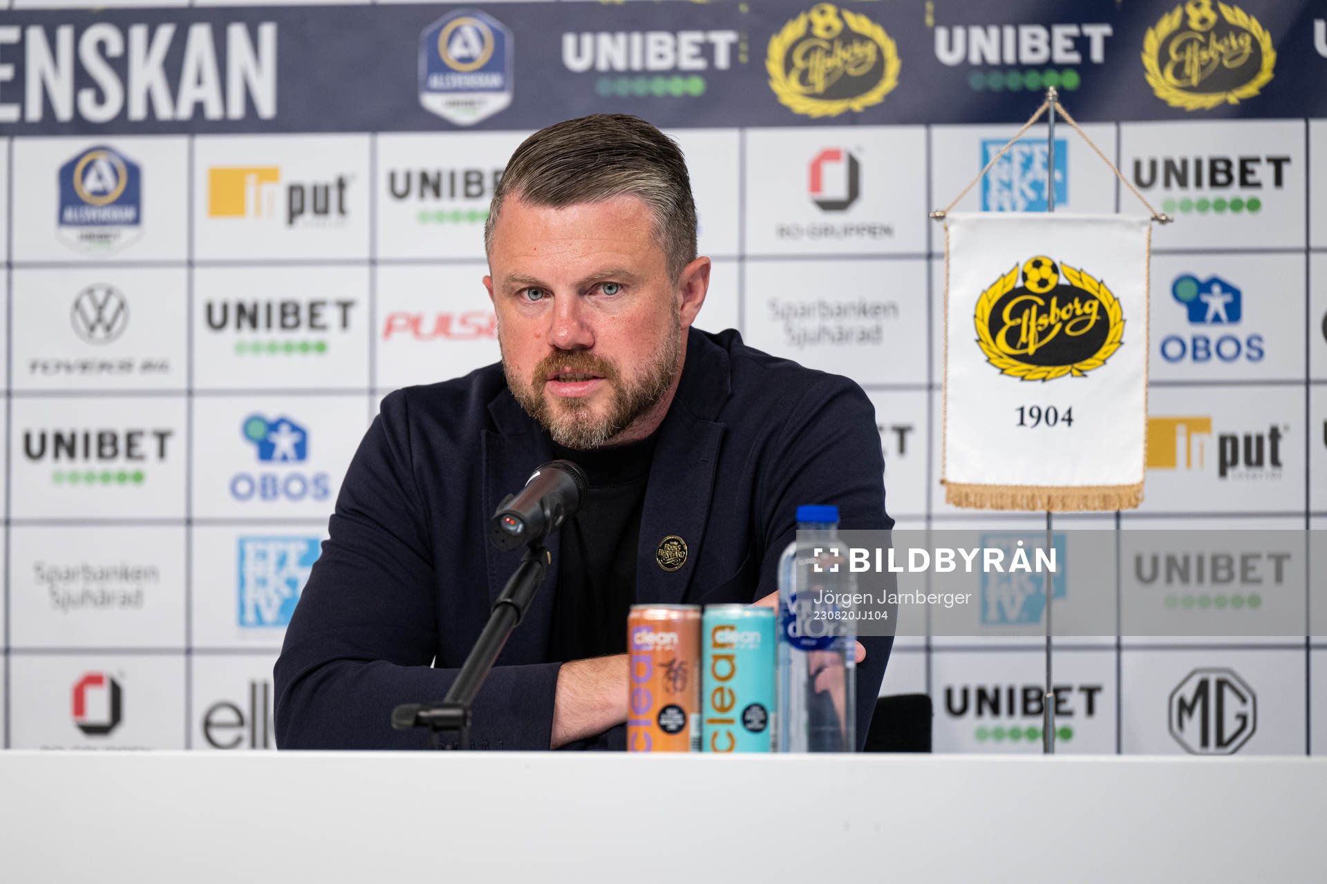 Elfsborgs manager Jimmy Thelin