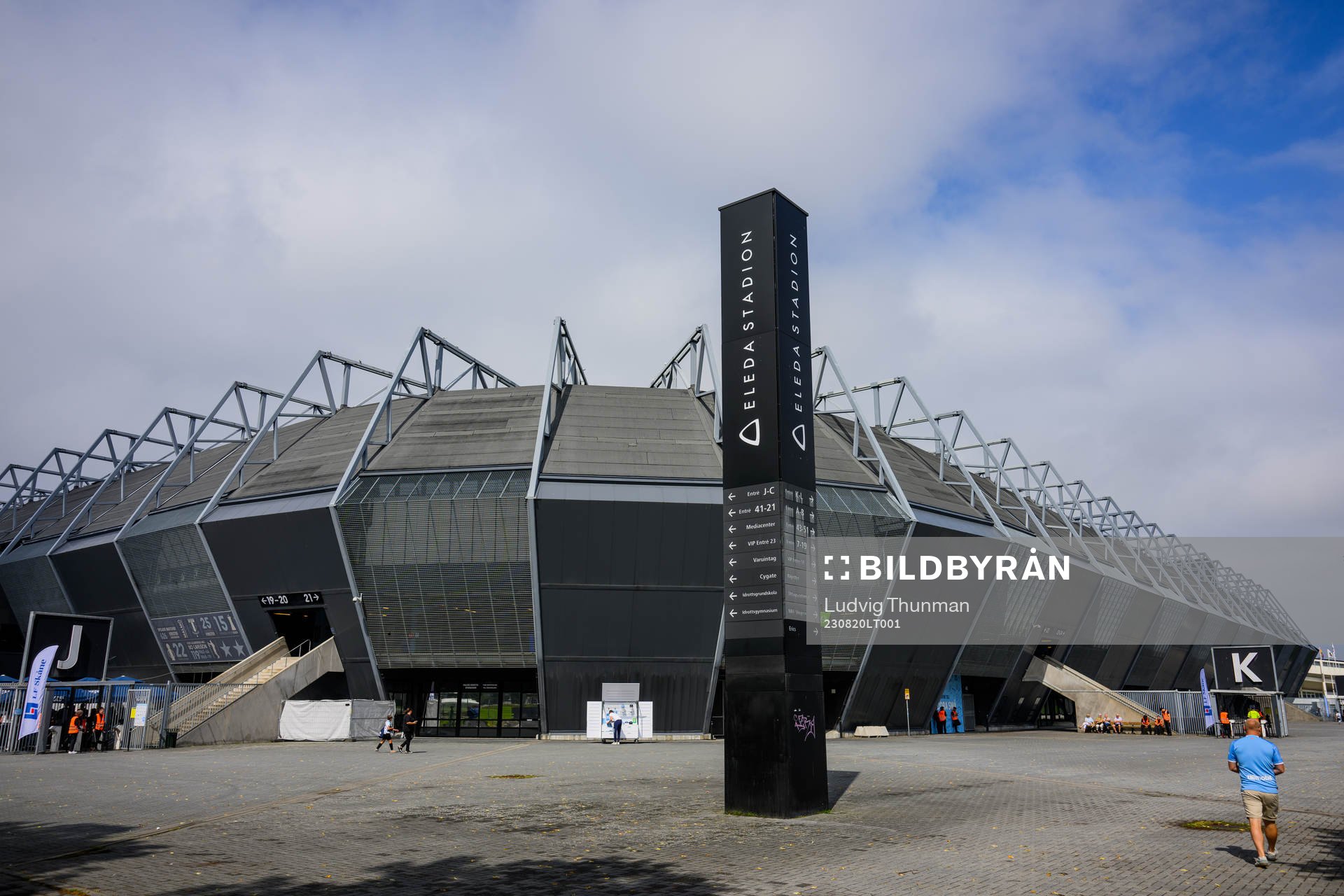 Exteriör över Eleda Stadion