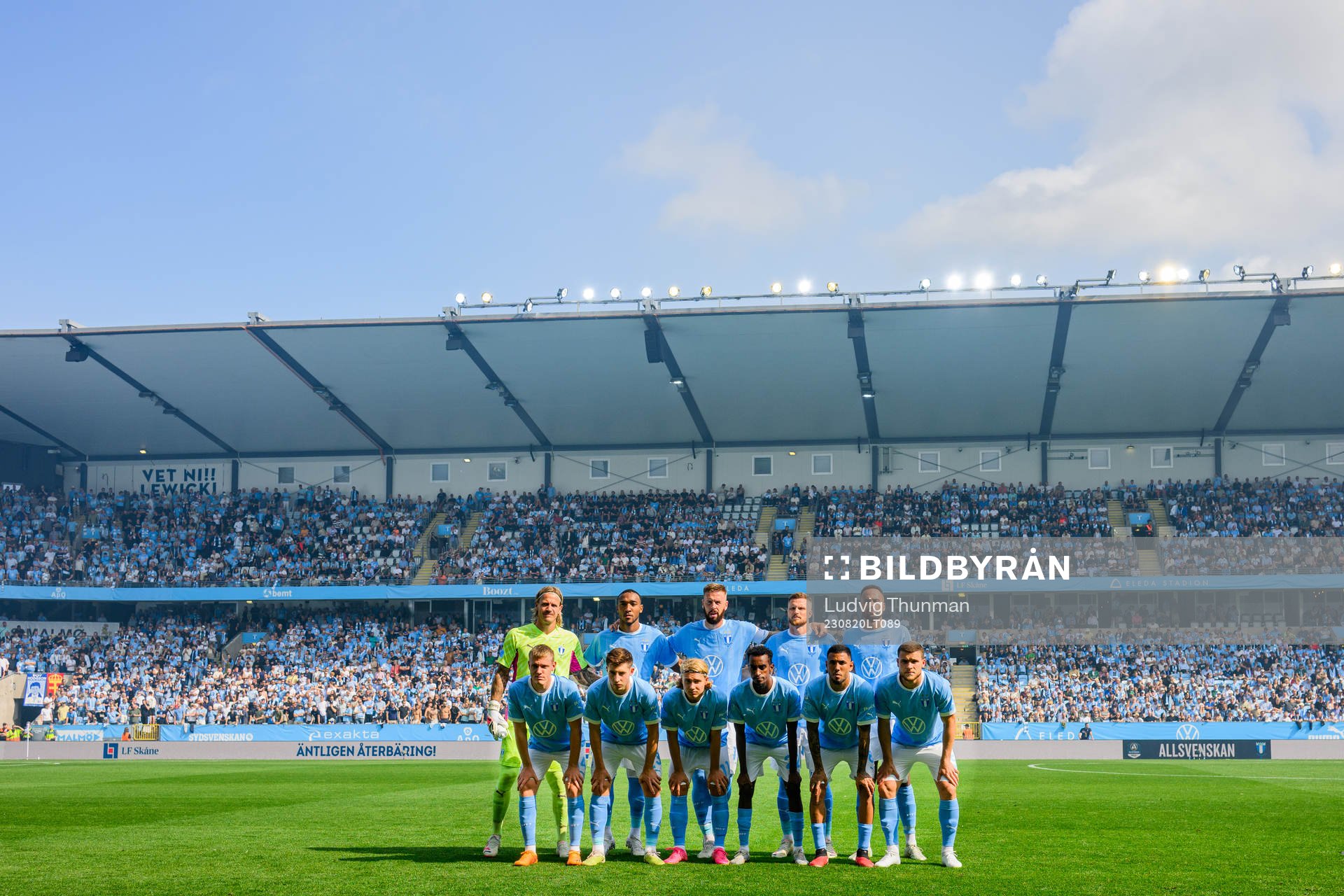 målvakt Johan Dahlin, Derek Cornelius, Pontus Jansson,