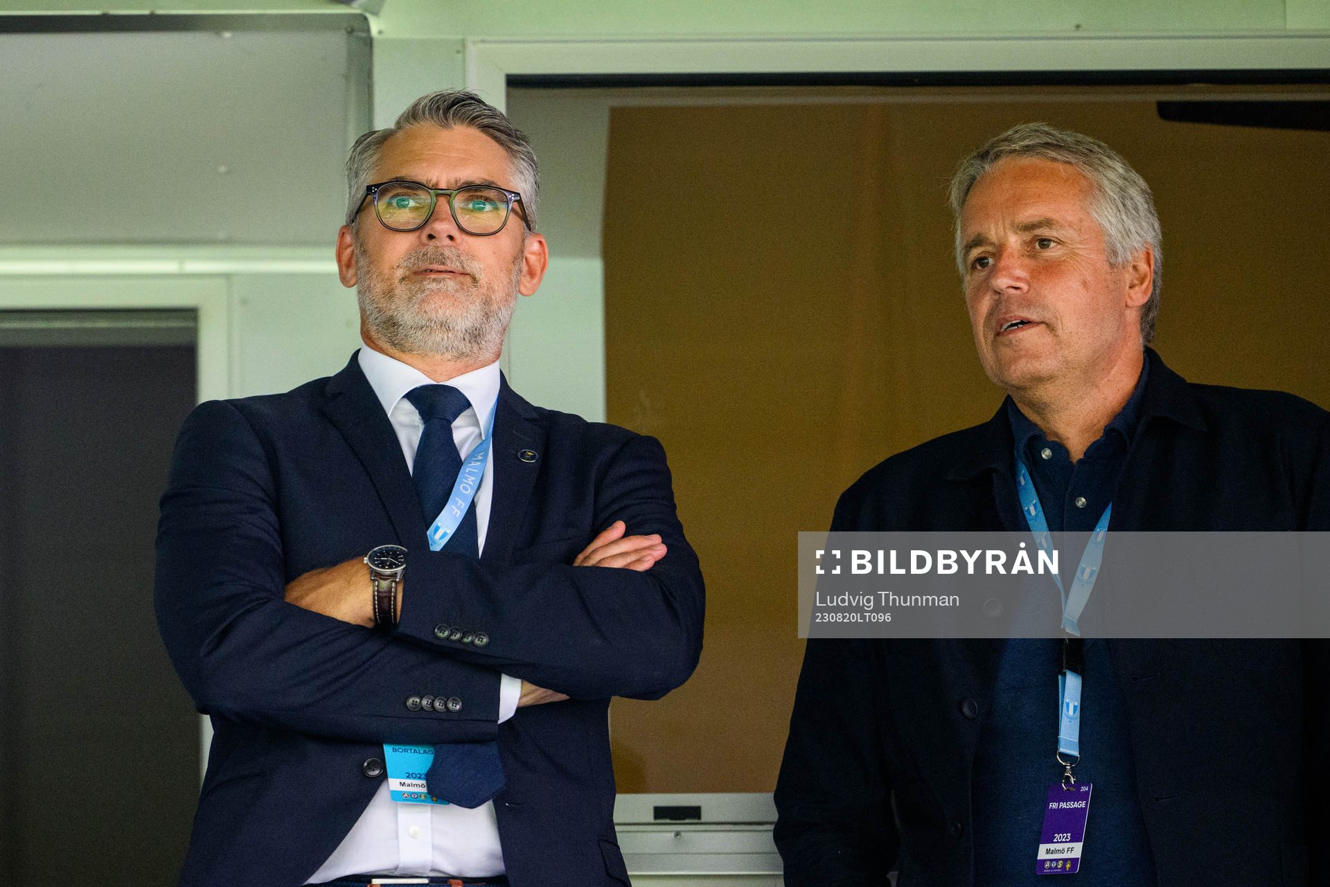 Malmö FFs VD Niclas Carlnen och Per Ågren