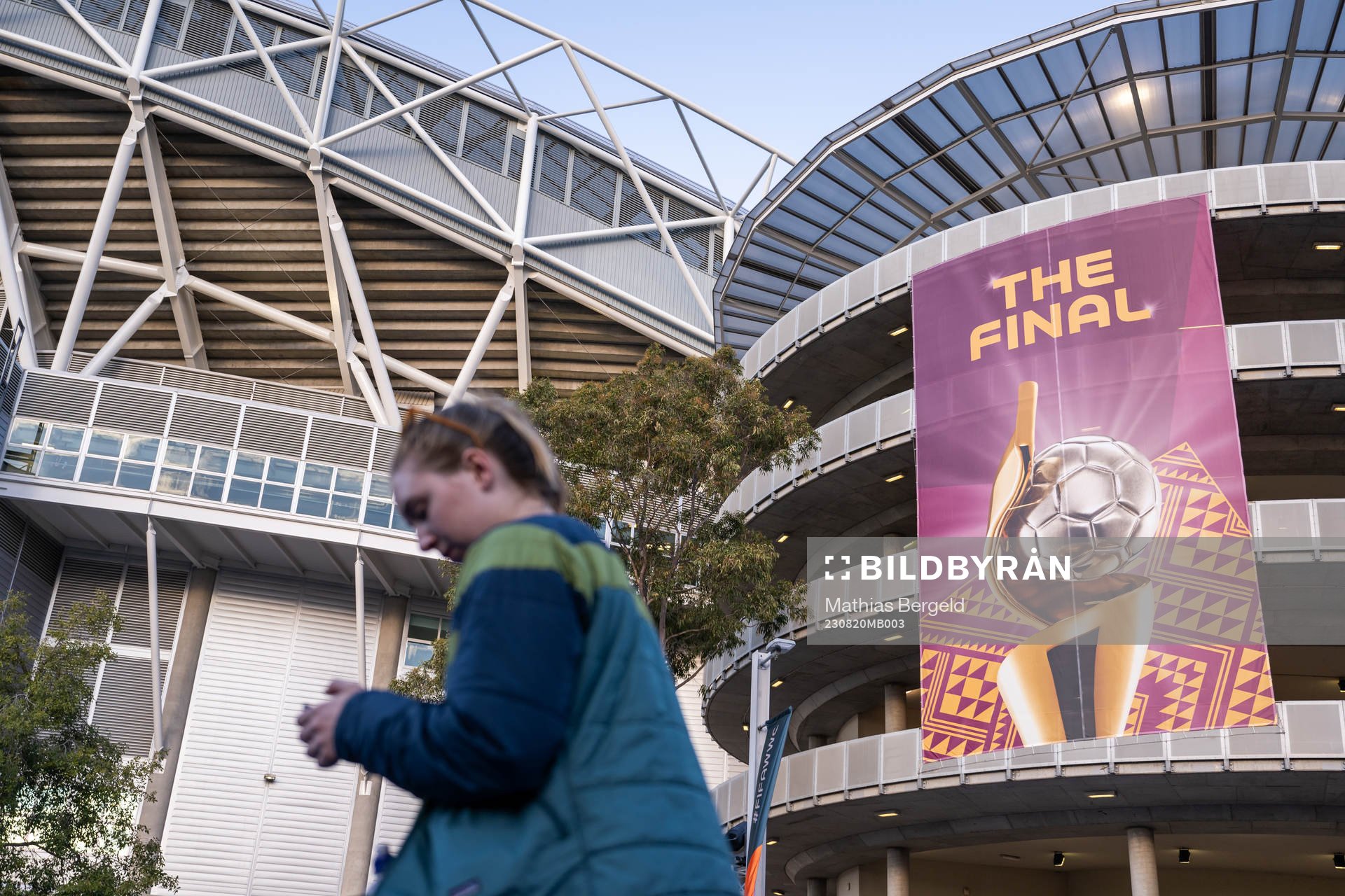 A sign that  reads ”The Final” is seen