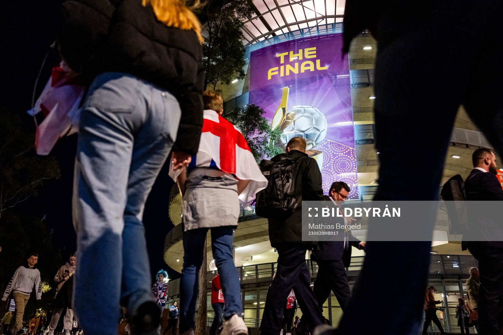 A sign that reads ”The Final” is seen outside the