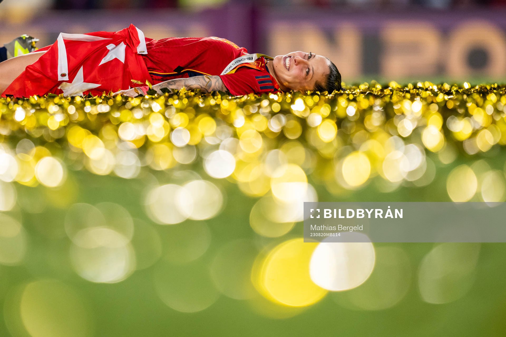 Jennifer Hermoso of Spain celebrates
