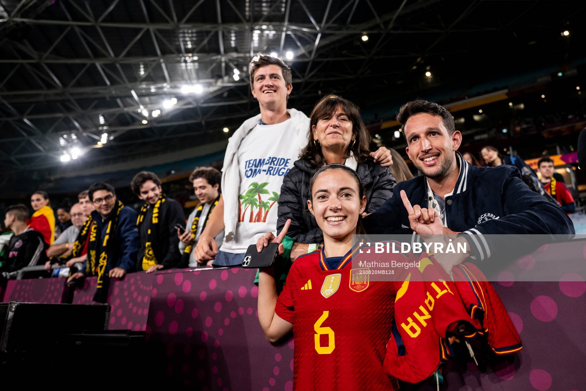 Aitana Bonmati of Spain celebrates after the FIFA Women's World Cup final between Spain and England on August 20, 2023 in Sydney.