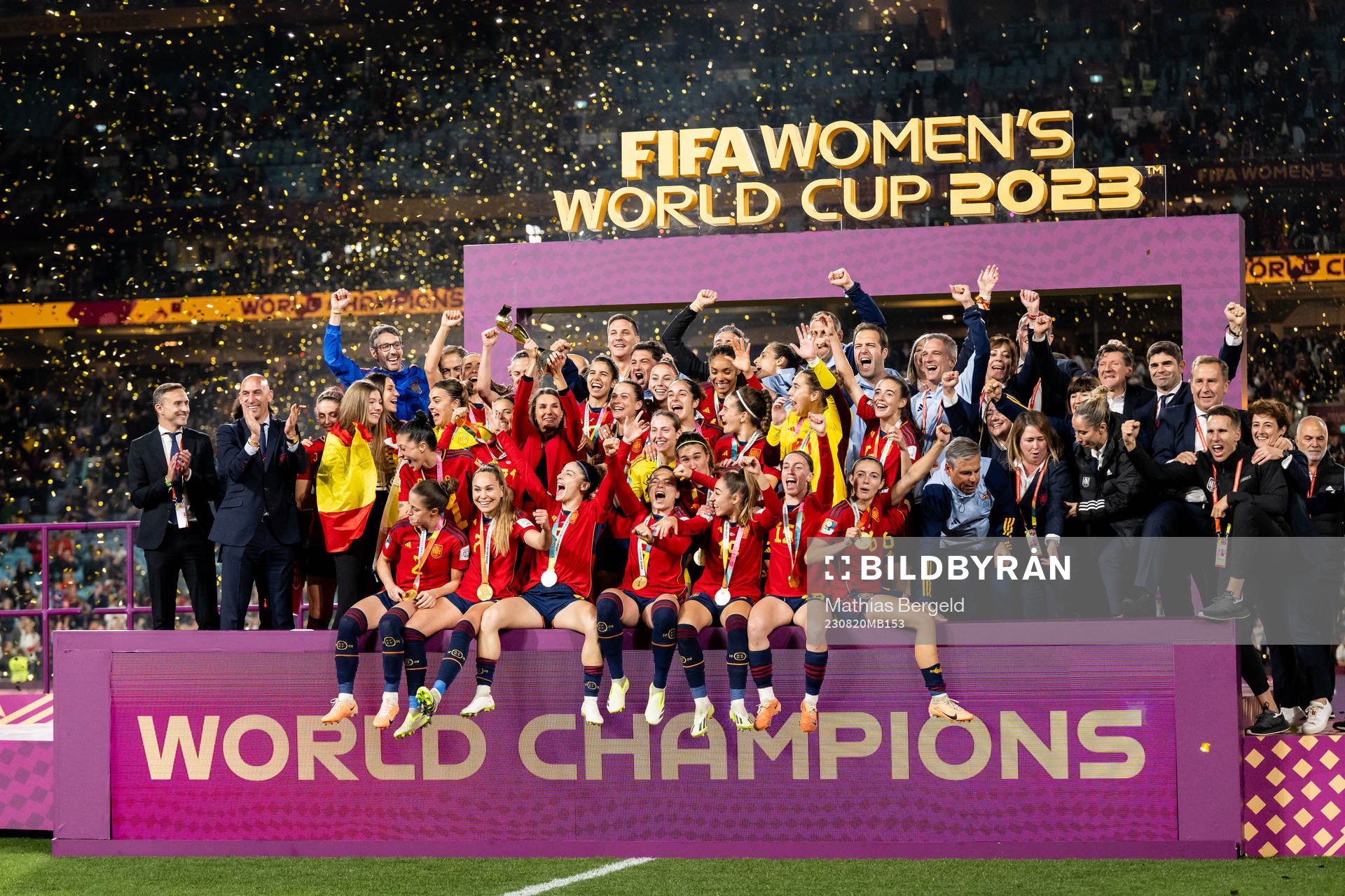 during the FIFA Women's World Cup final between Spain and