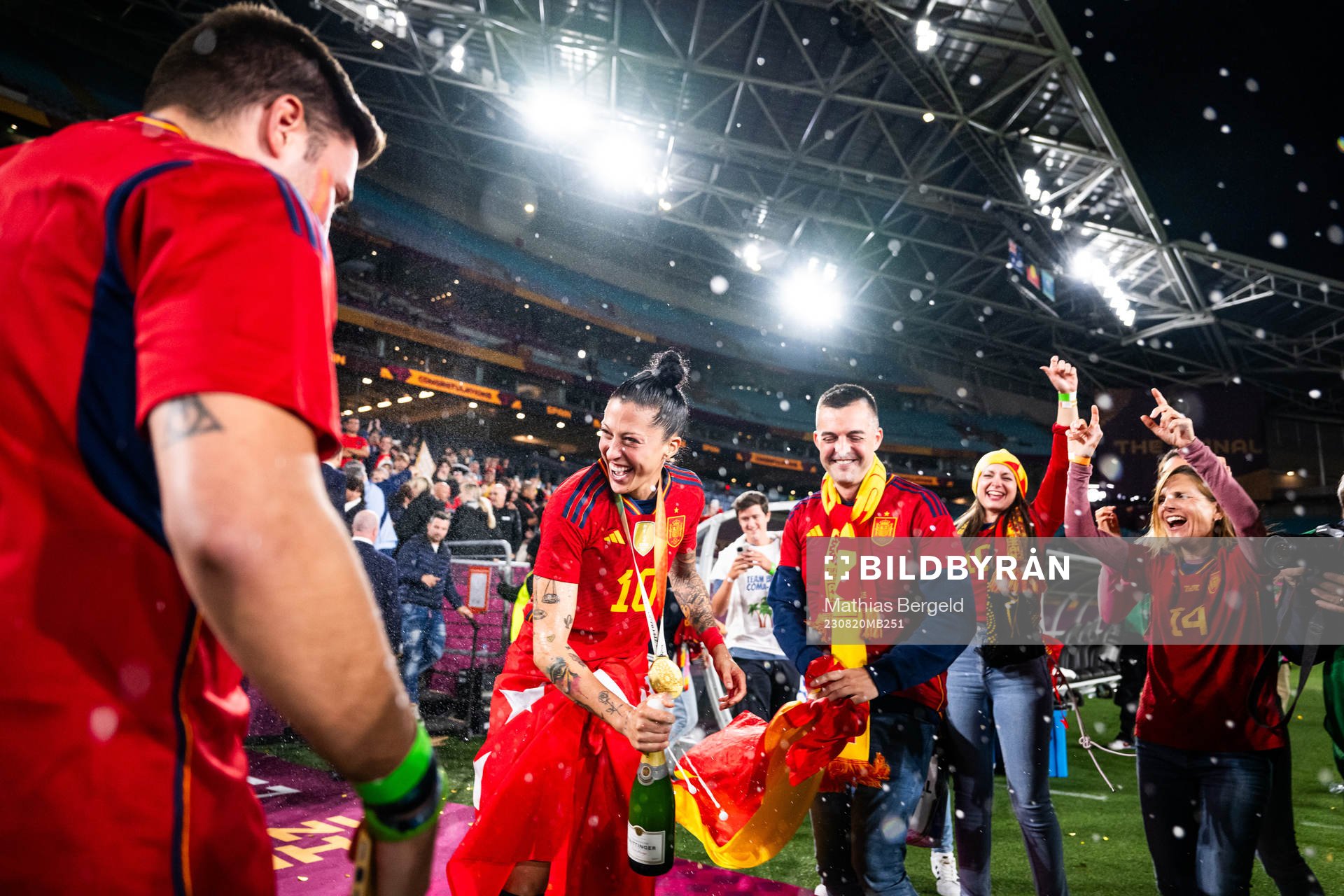 Jennifer Hermoso of Spain celebrates