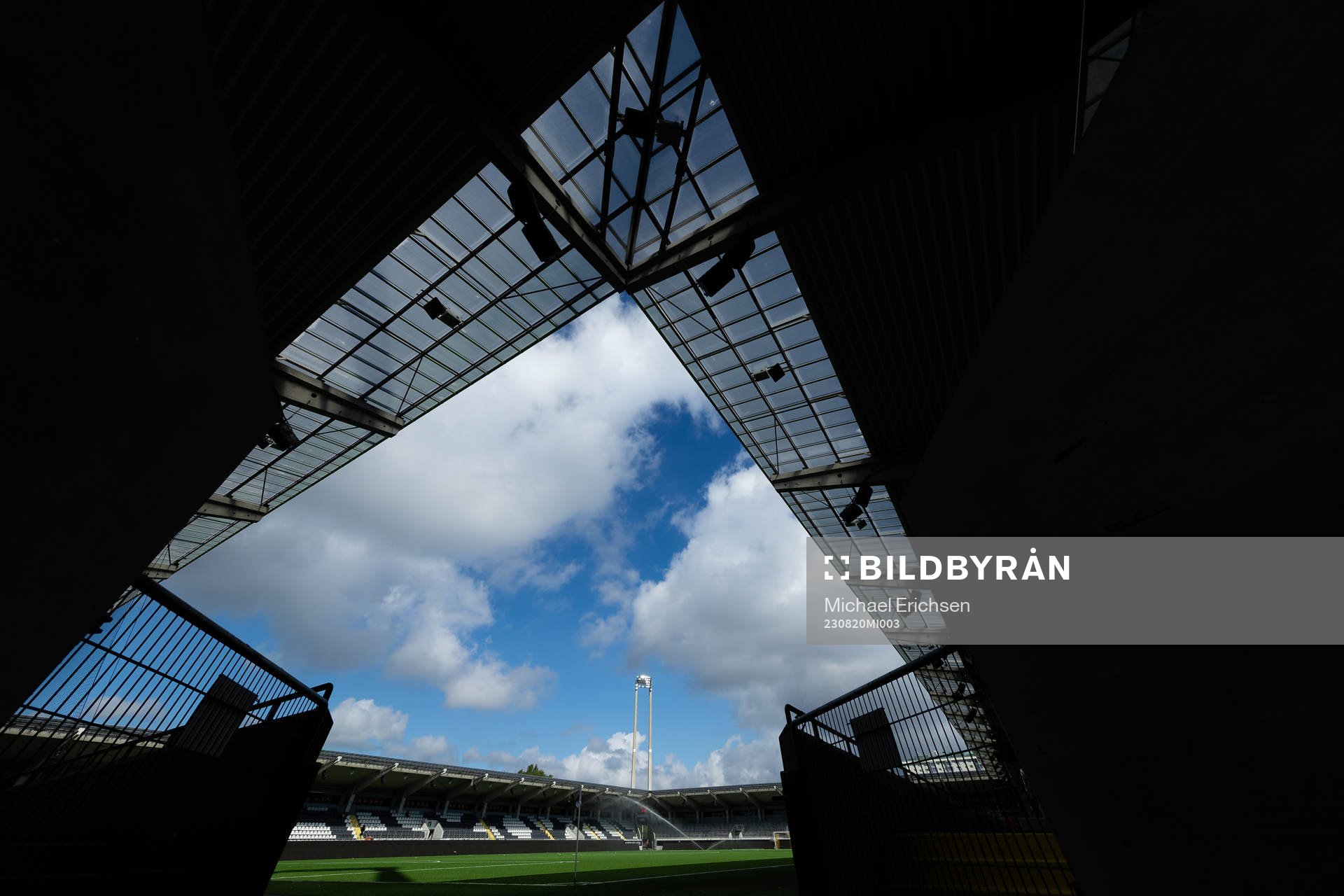 Bravida Arena innan fotbollsmatchen i Allsvenskan mellan
