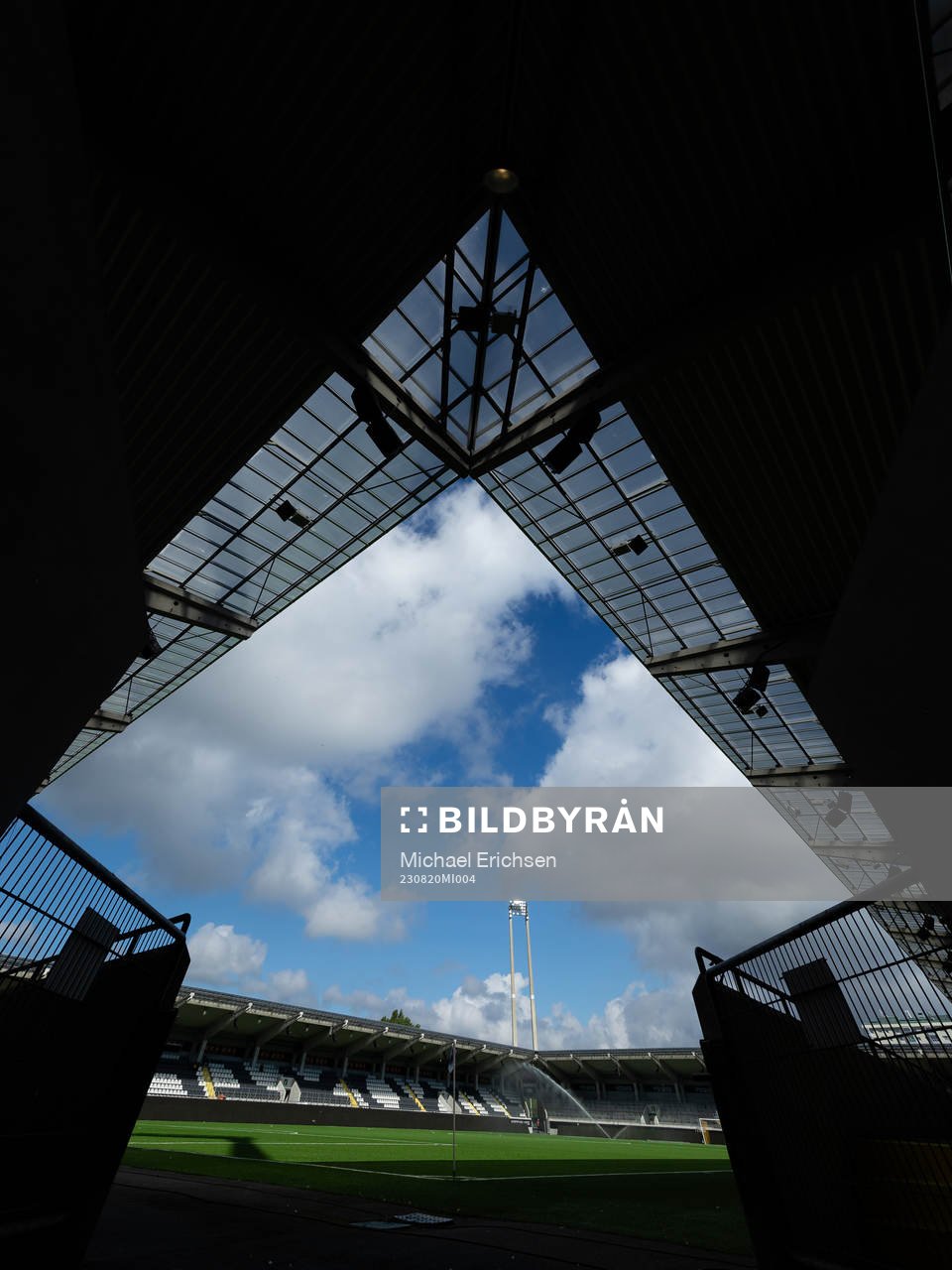 Bravida Arena innan fotbollsmatchen i Allsvenskan mellan