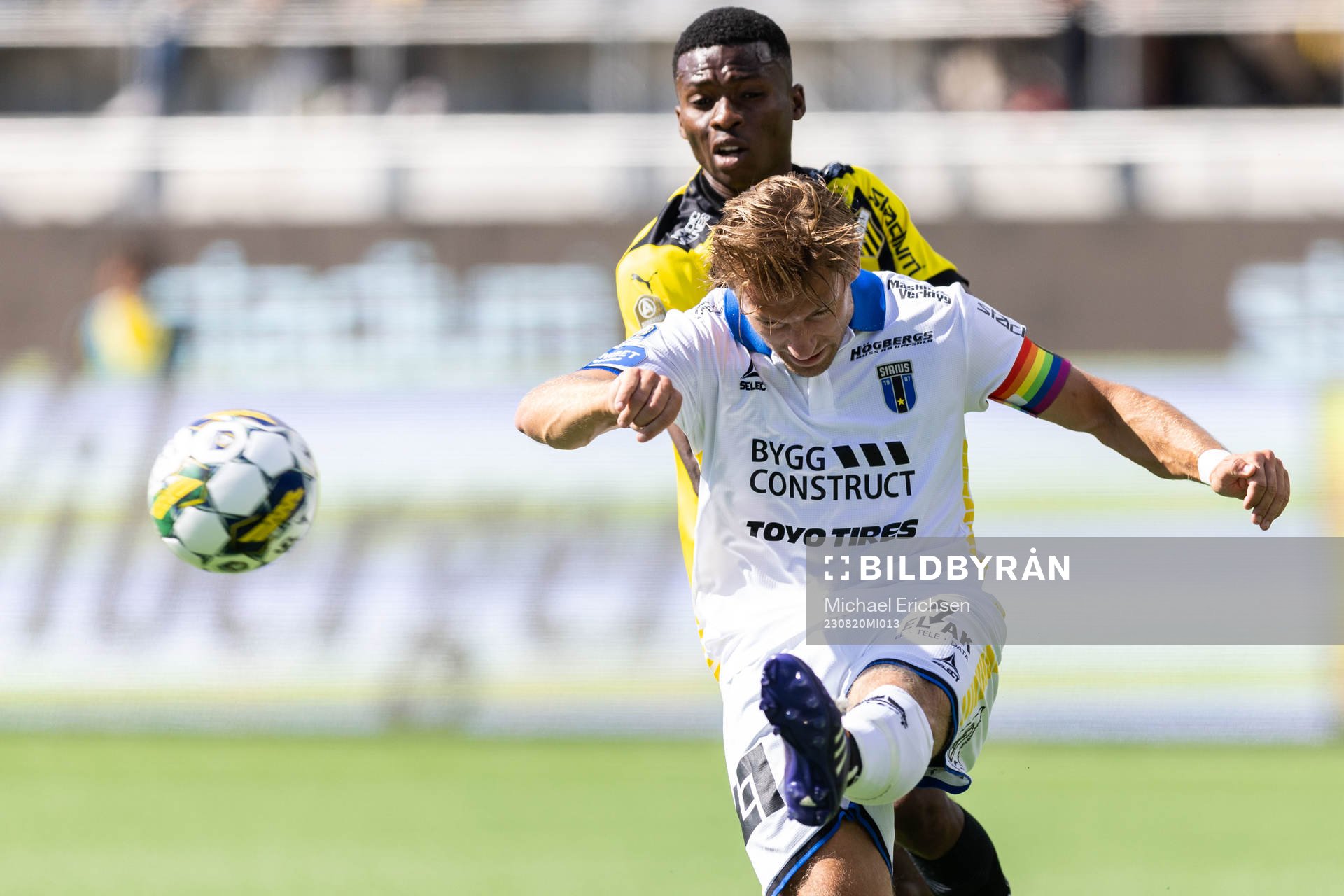 Sirius Daniel Stensson och Häckens Akoua Romeo Amane