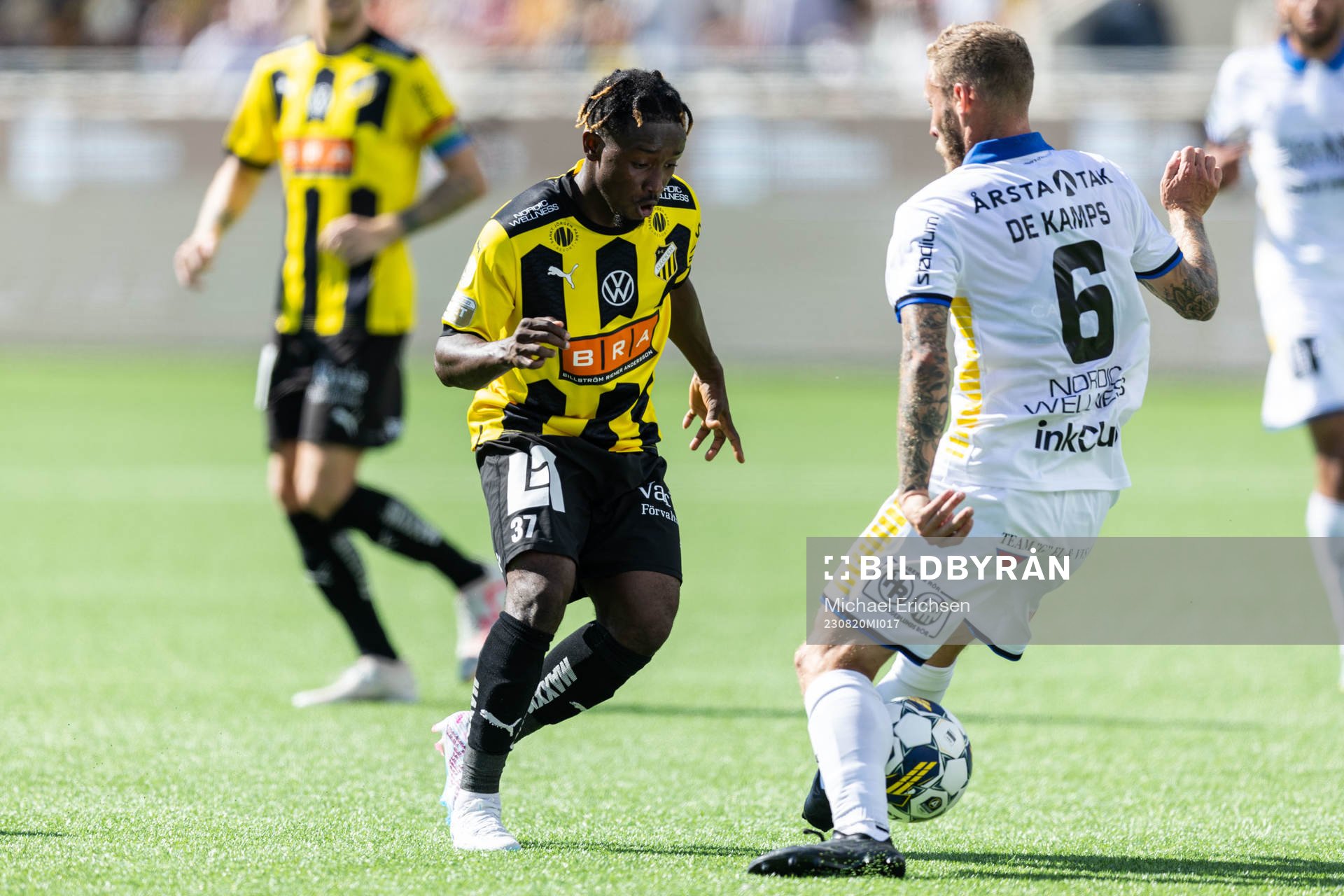 Häckens Ibrahim Sadiq och Sirius Joeri De Kamps