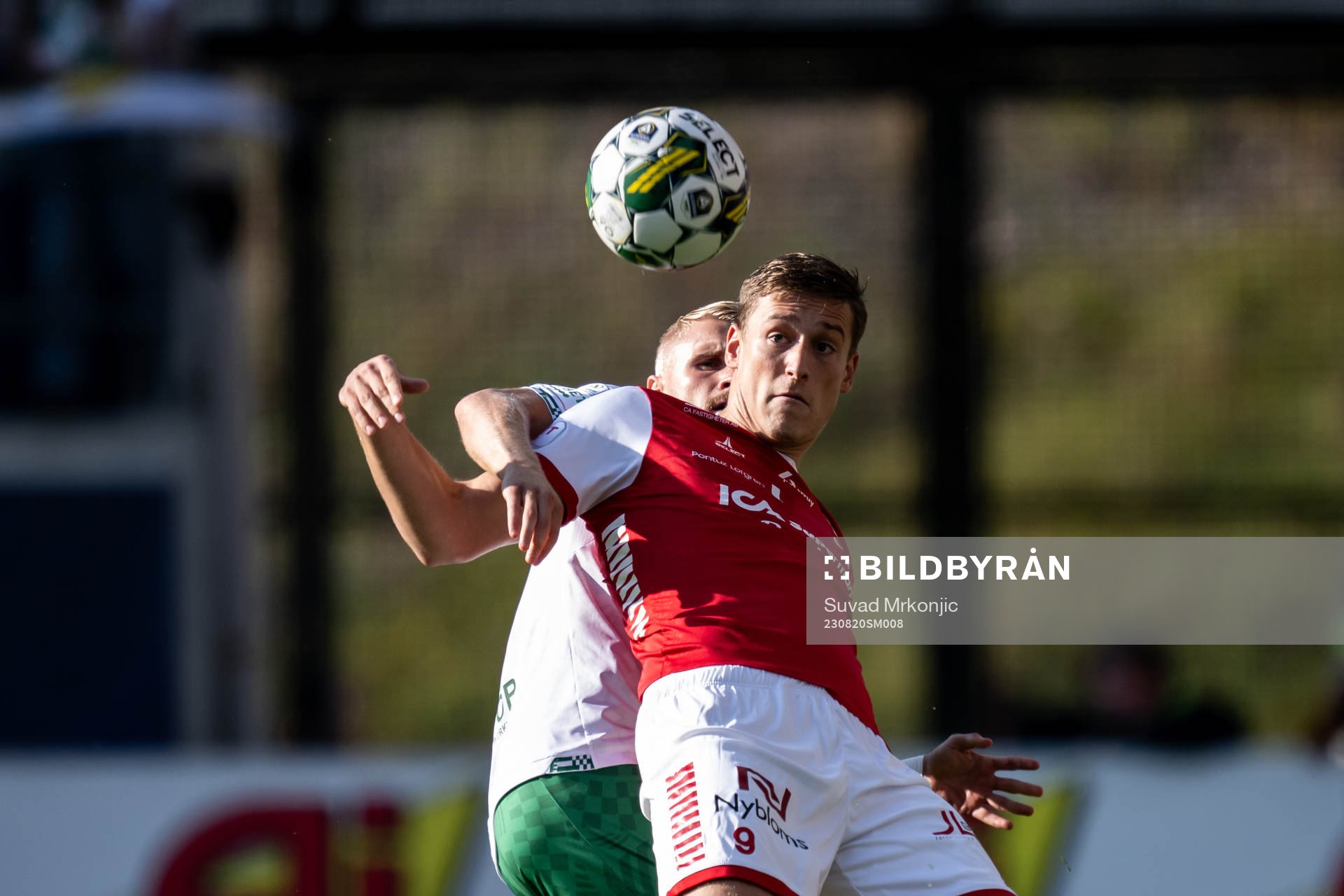 Hammarbys Simon Strand och Kalmars Mileta Rajovic