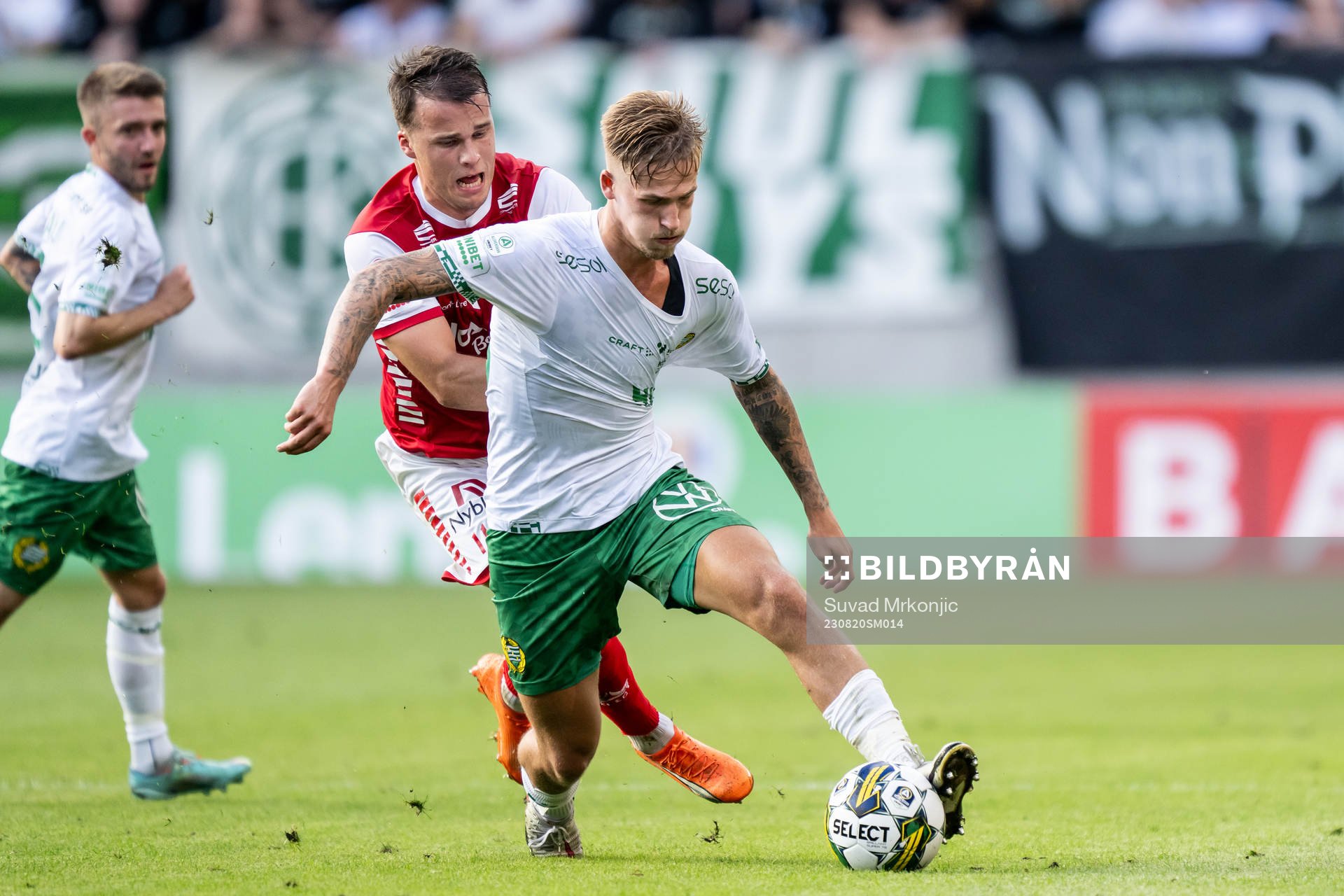 Kalmars Simon Skrabb och Hammarbys Fredrik Hammar