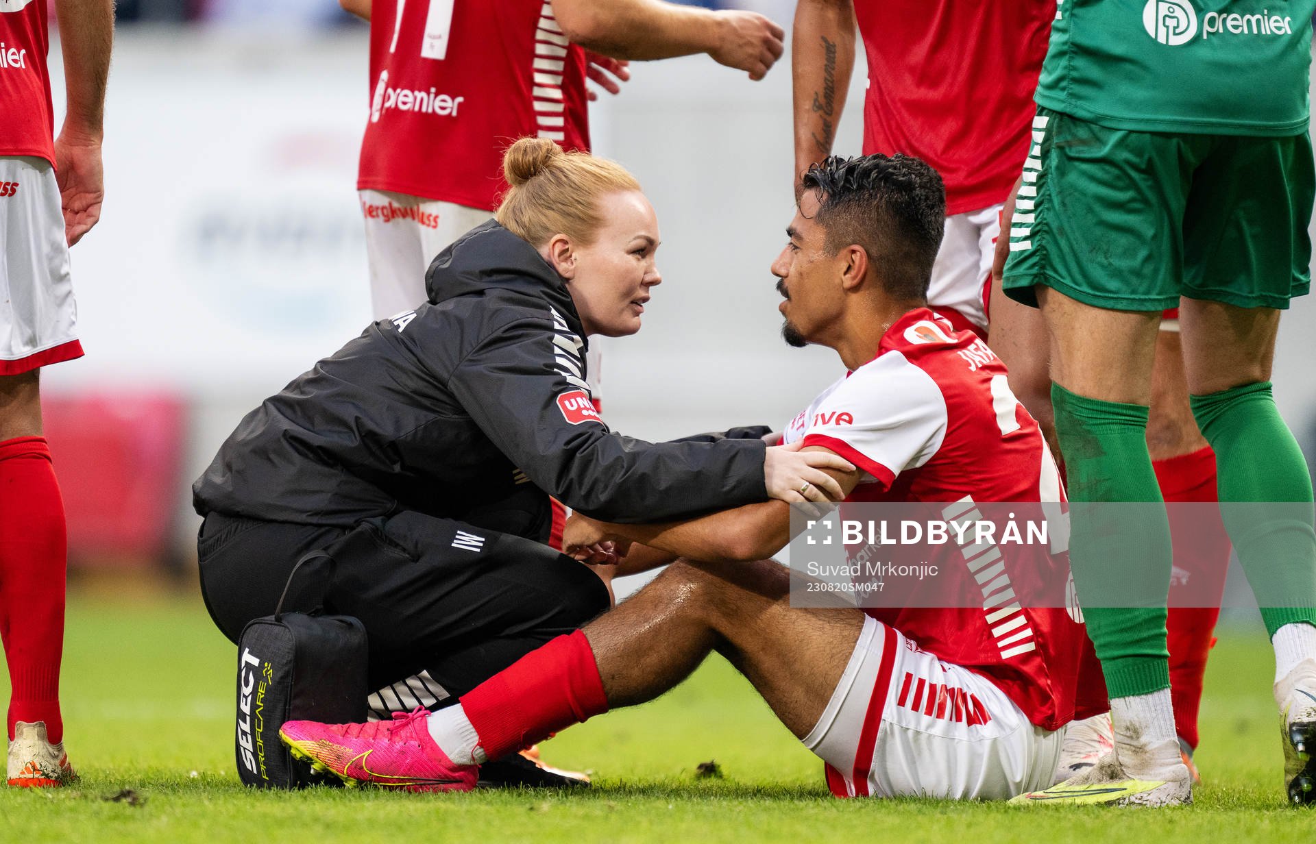 Kalmars Arash Motaraghebjafarpour får vård