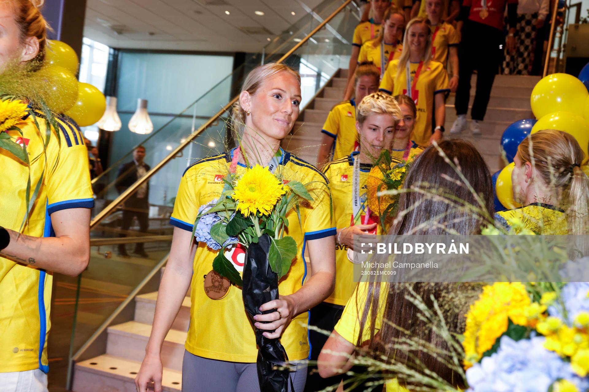 Stina Blackstenius of Sweden