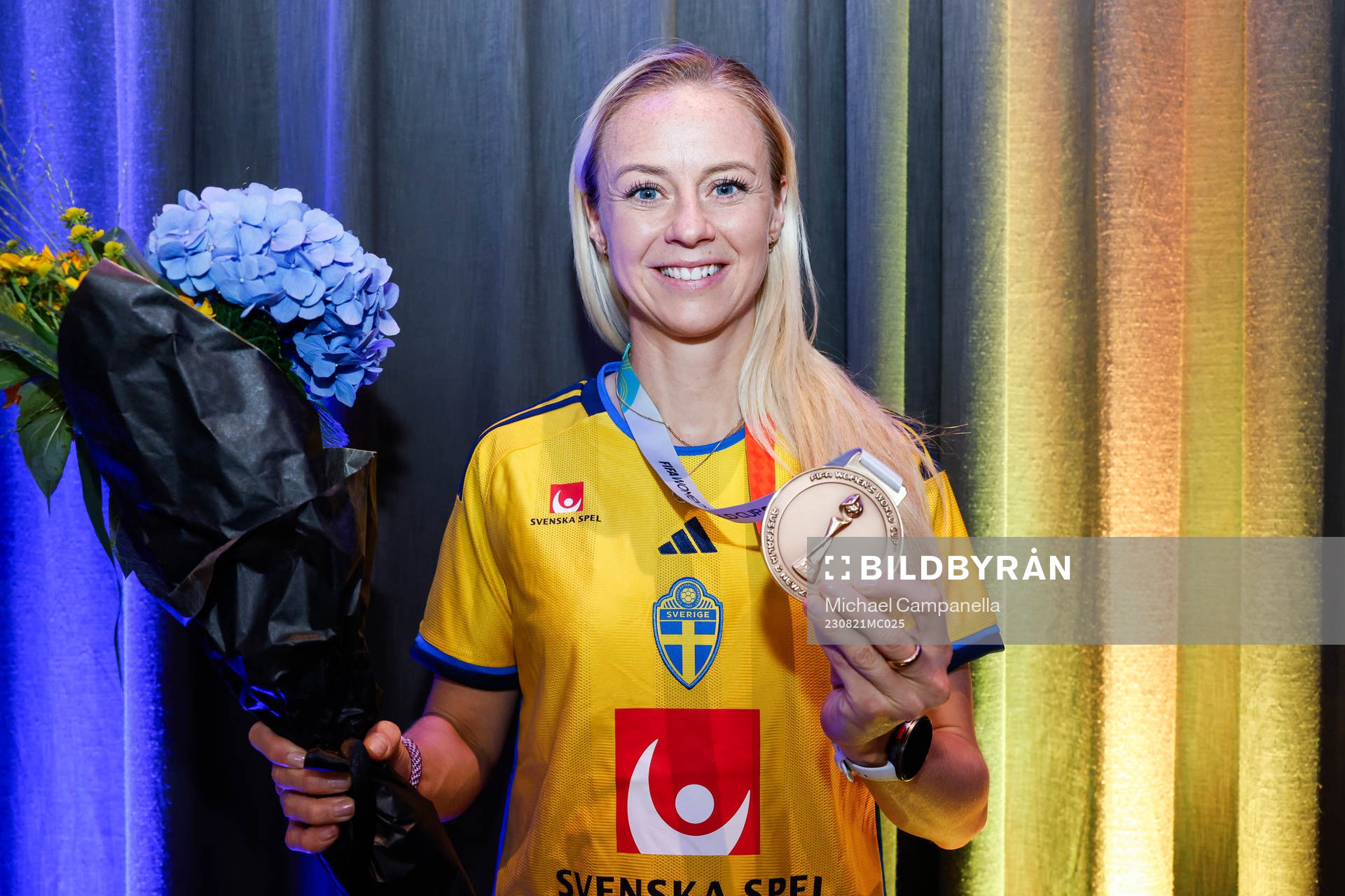 Amanda Ilestedt of Sweden