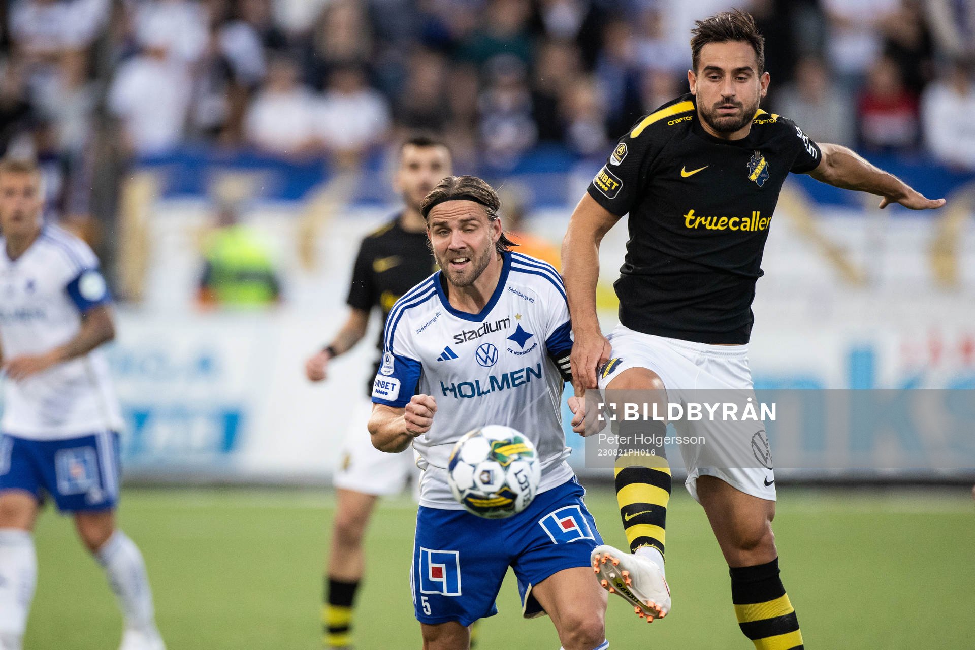 IFK Norrköpings Christoffer Nyman och AIKs Sotirios