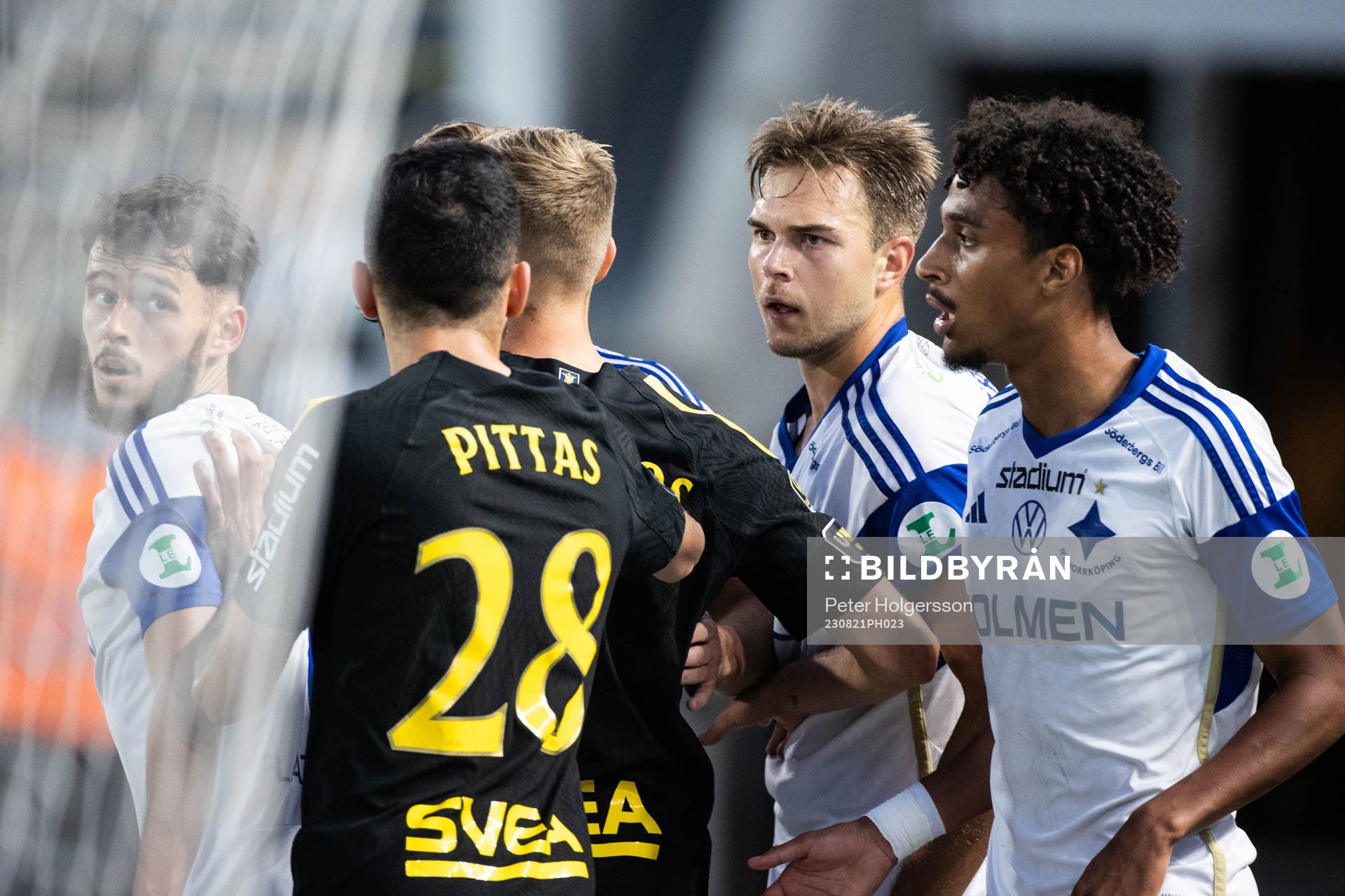 IFK Norrköpings Anton Eriksson, Laorent Shabani och Jesper