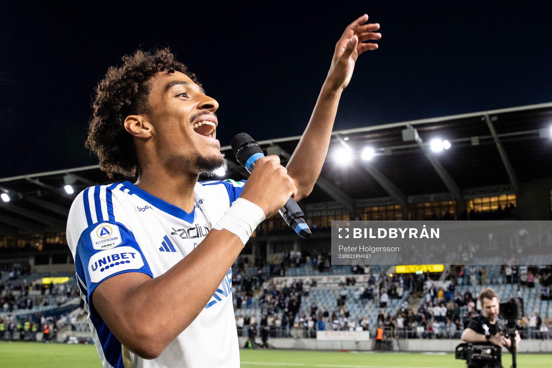 IFK Norrköpings Jesper Ceesay jublar