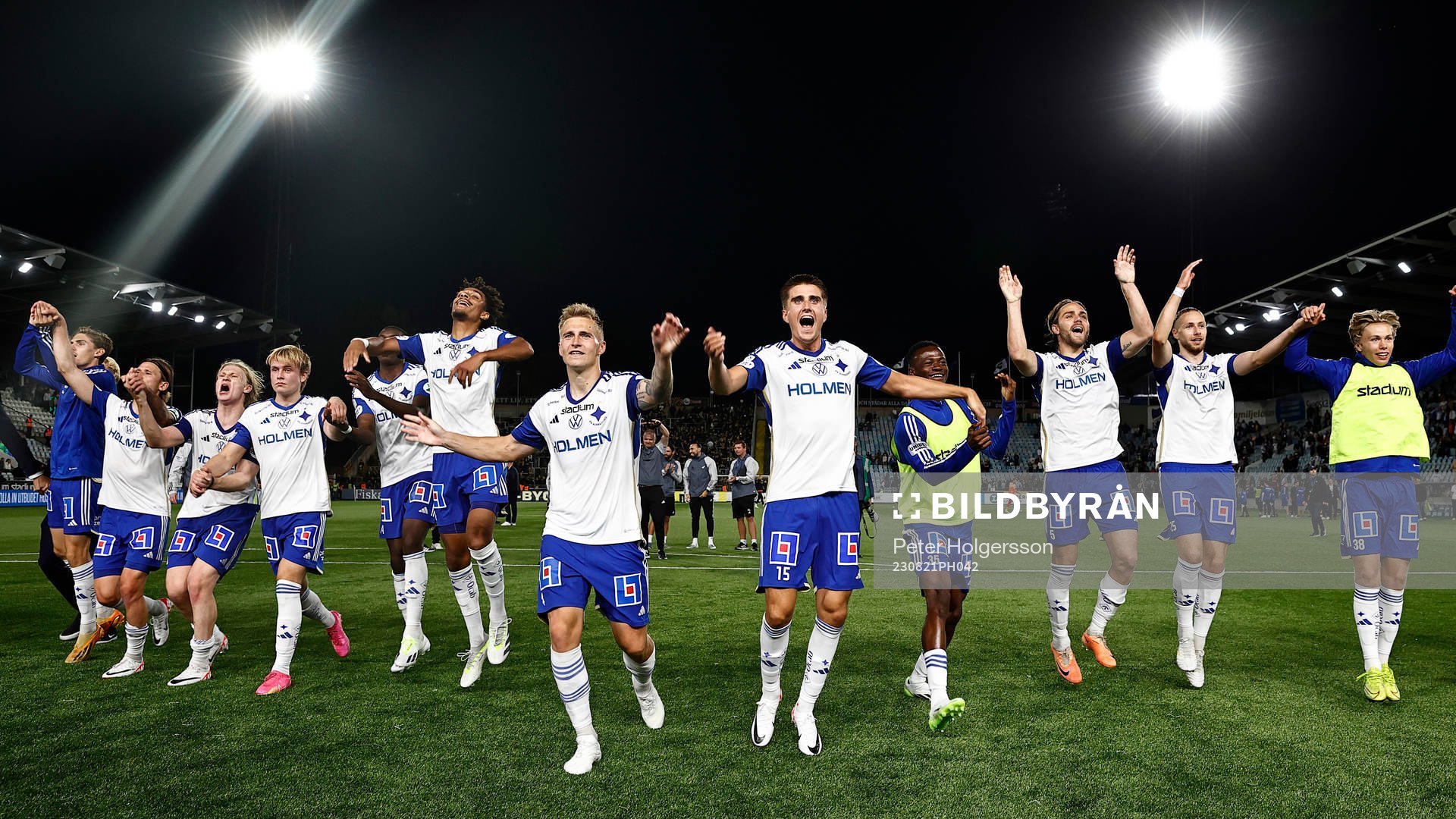 IFK Norrköpings spelare med Marco Lund Nielsen och Carl