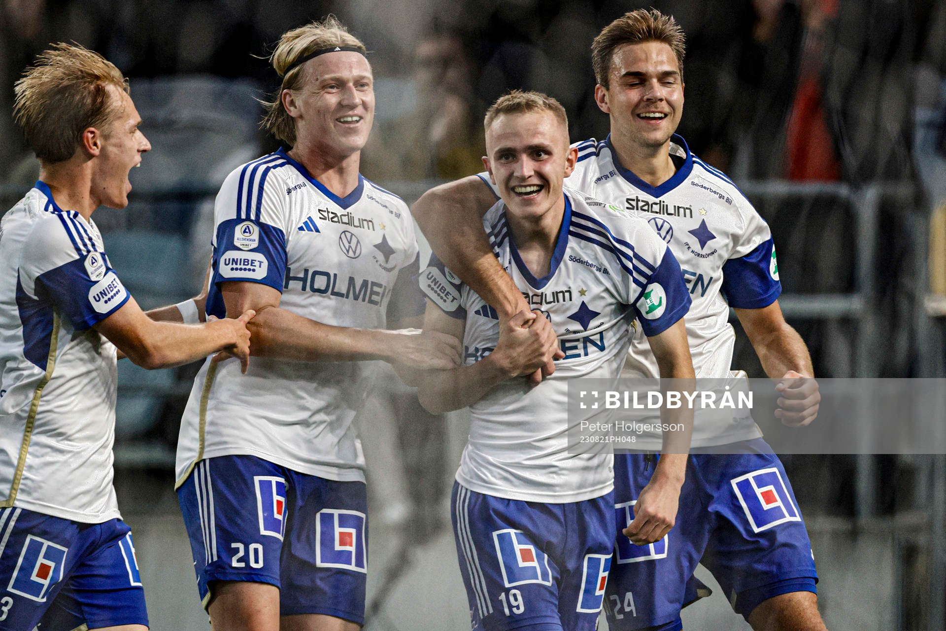 IFK Norrköpings Marcus Baggesen, Daniel Fritz Eid, Victor